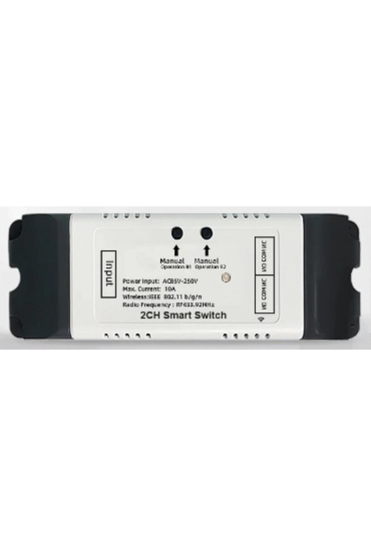 MTM Ewelink Wifi Destekli Akıllı 2 Kanal Garaj Ve Işık Destekli Uzaktan Kontrol Anahtarı