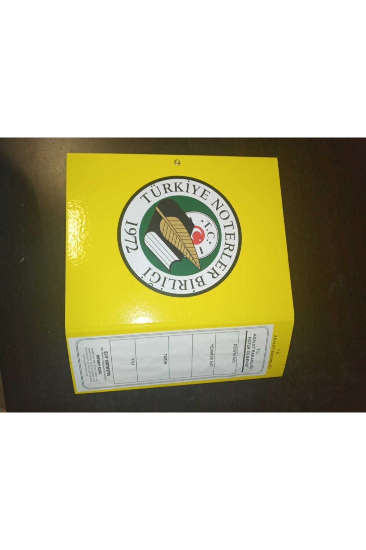 Elif Noter Ciltbend Klasör Sarı Ve Mavi Renk (minimum Sipariş Miktarı 25 Adettir.)