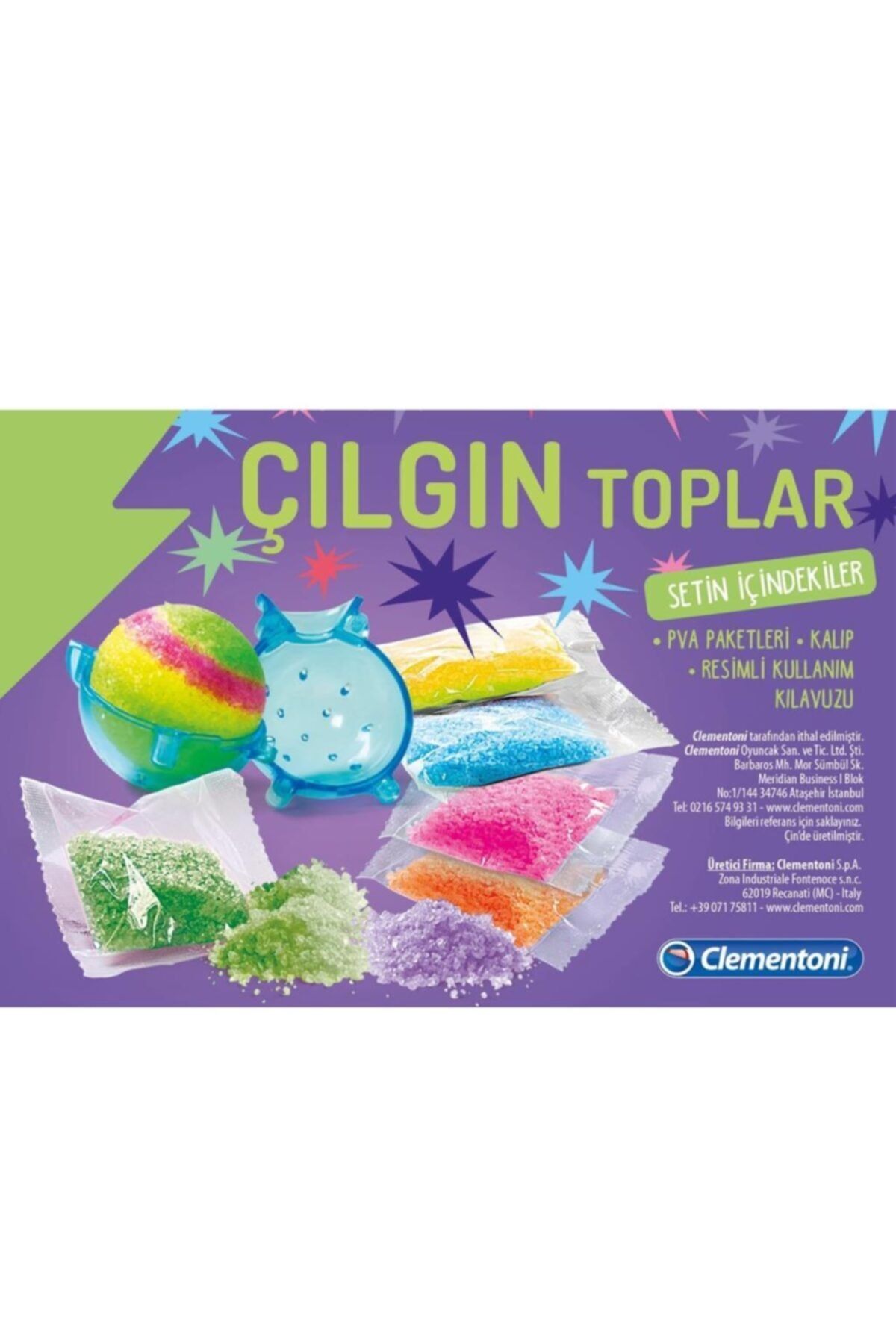 CLEMENTONI Çılgın Toplar (MİNİ SET) /ilk Keşiflerim 7 Yaş
