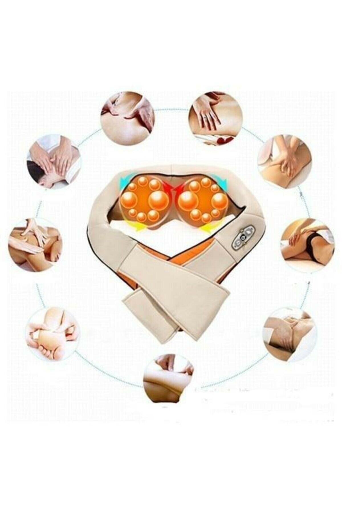 KAMASTAR Kama Star Ovmalı Isıtmalı Masaj Aleti Boyun Sırt Bel Omuz Tüm Vücut Masaj Cihazı