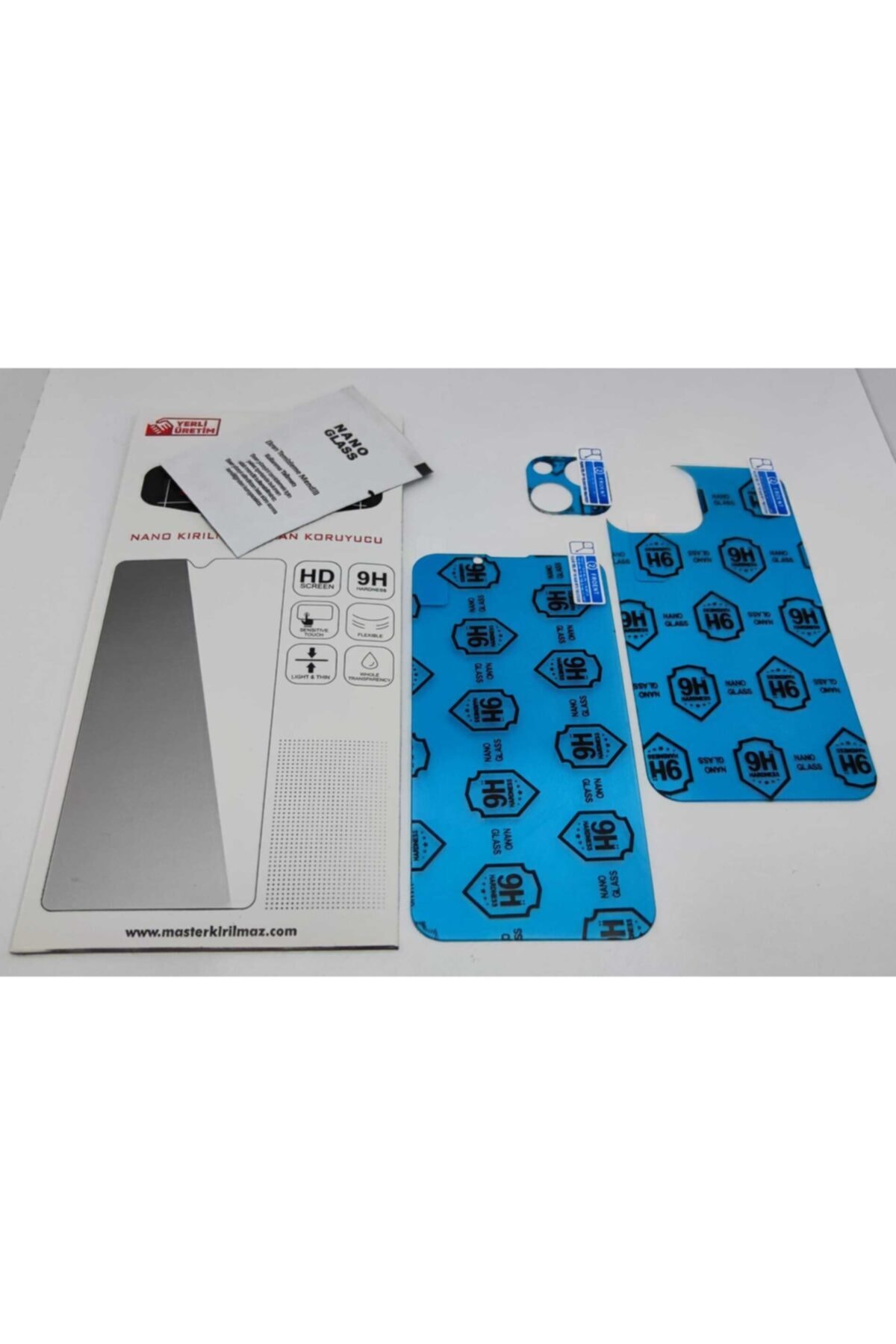 MASTERNANOKIRILMAZ Iphone 13 Pro Max -ön Arka Kamera Lensleri Dahil 3'lü Set