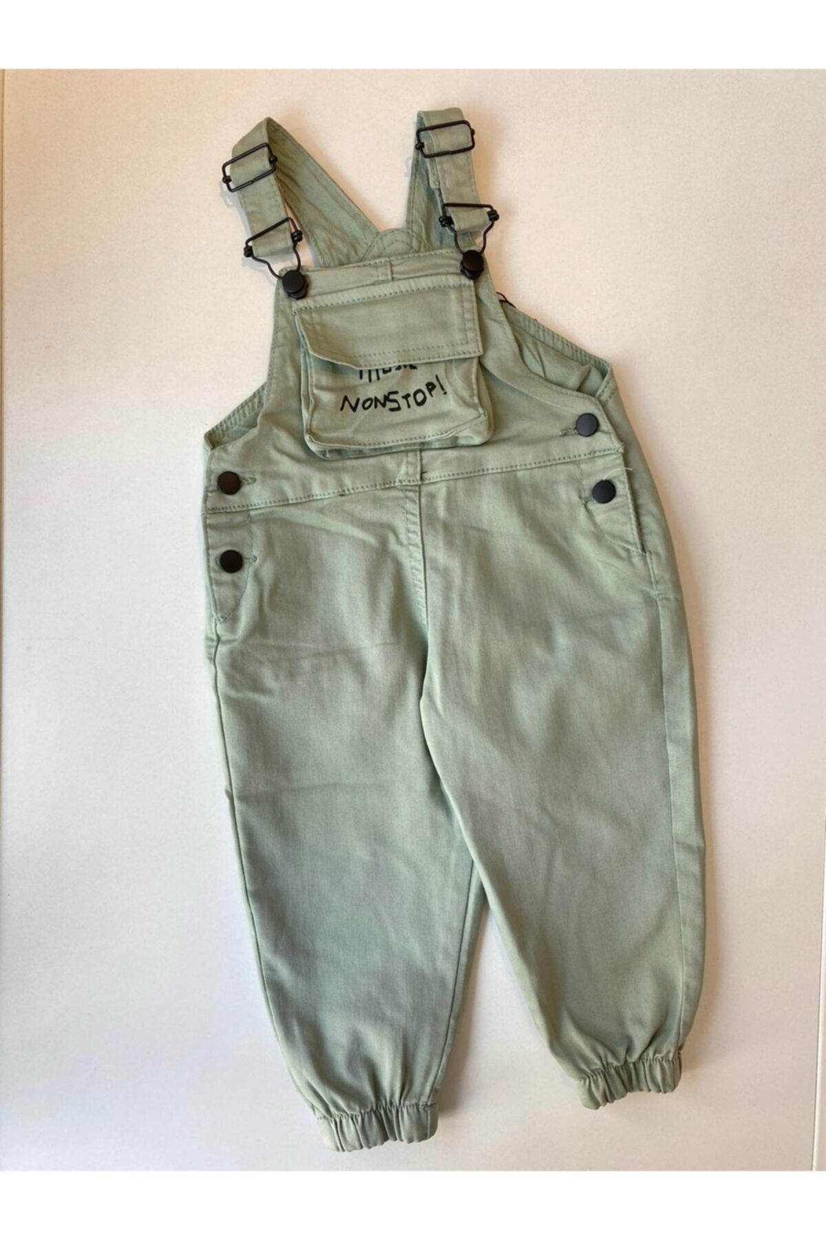 Escabel Unisex Bebek Cepli Salopet