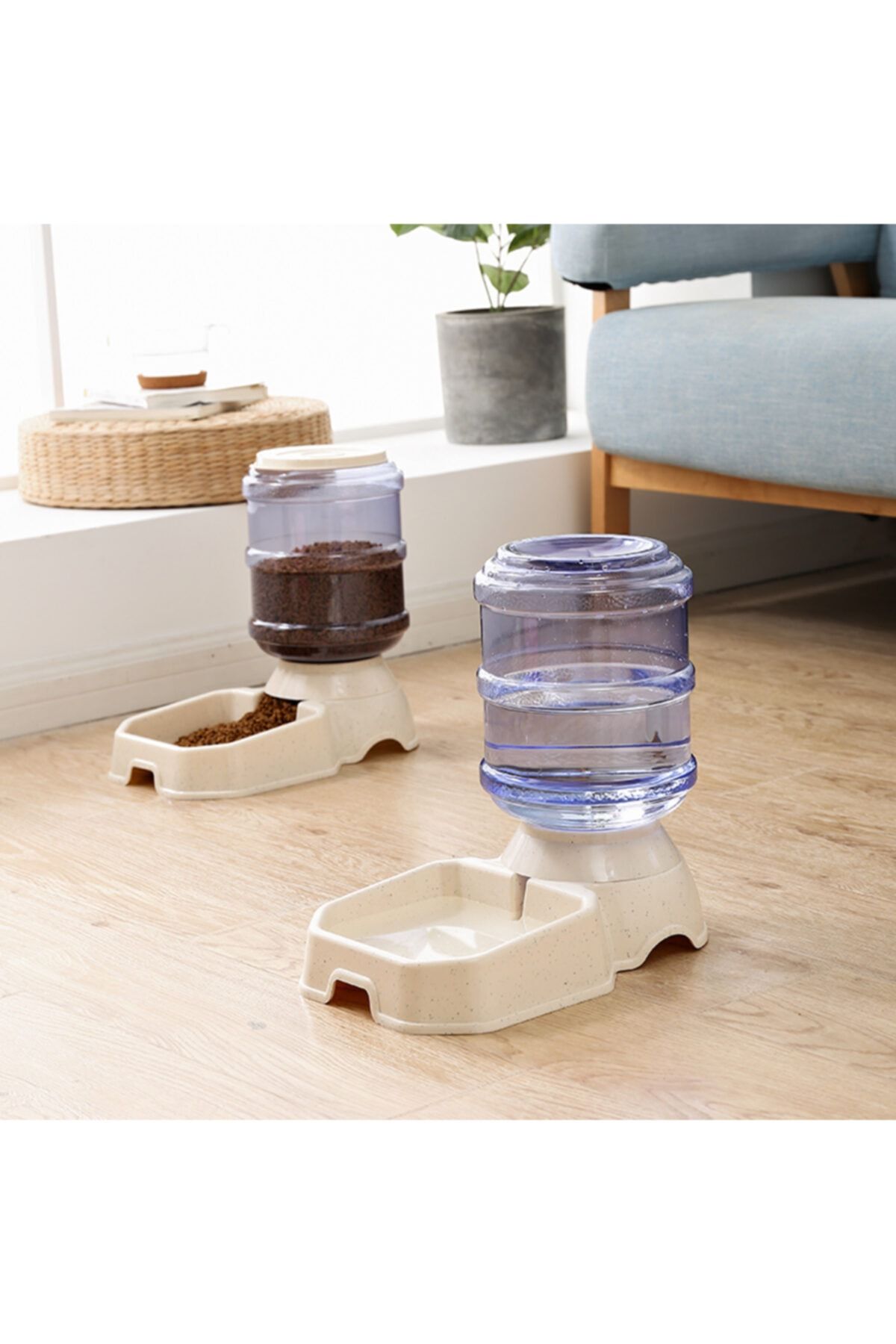 istshop Mikopet Ocean Kedi Köpek Su Kabı-mavi
