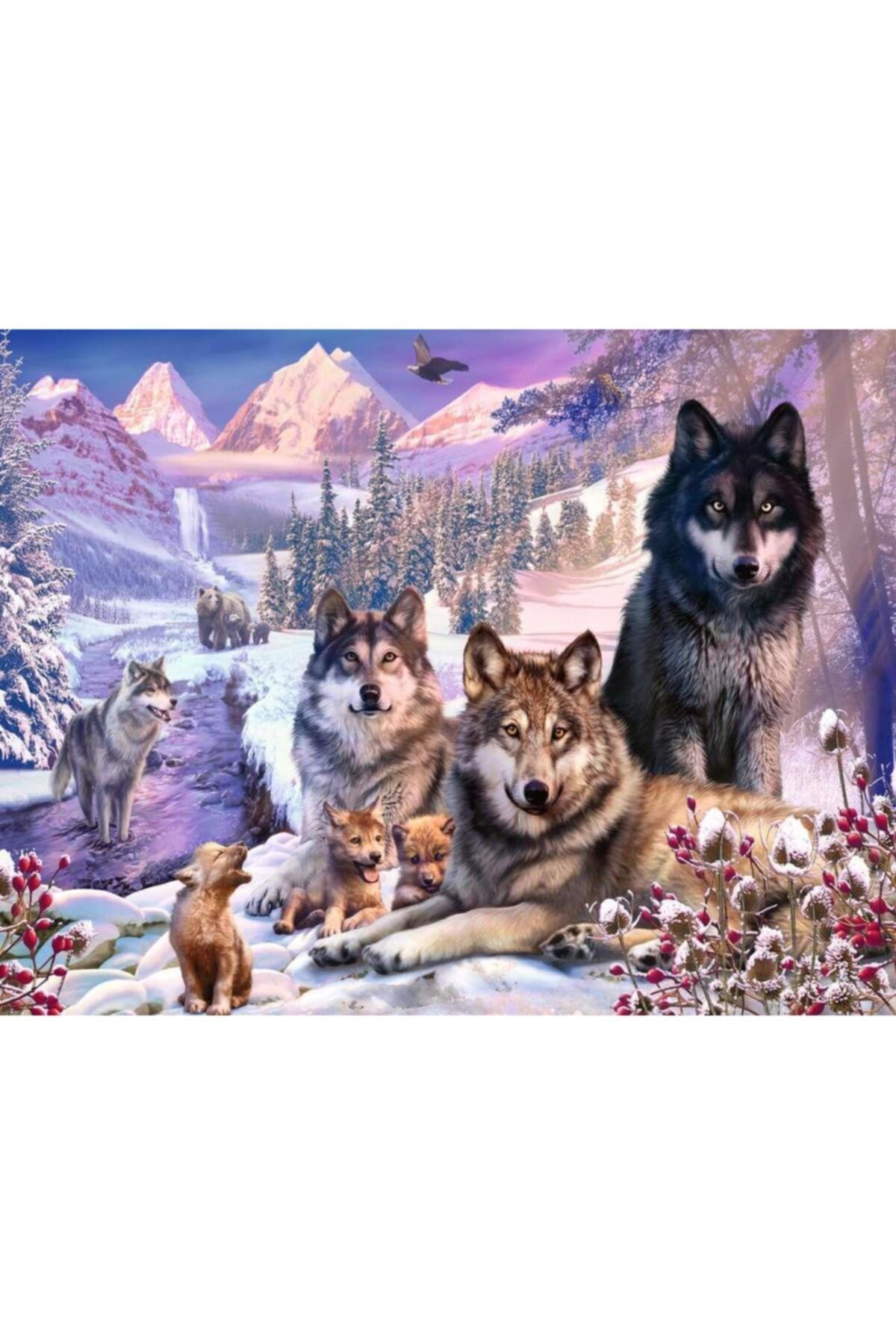 RAVENSBURGER Kurtlar 2000 Parça Puzzle 160129