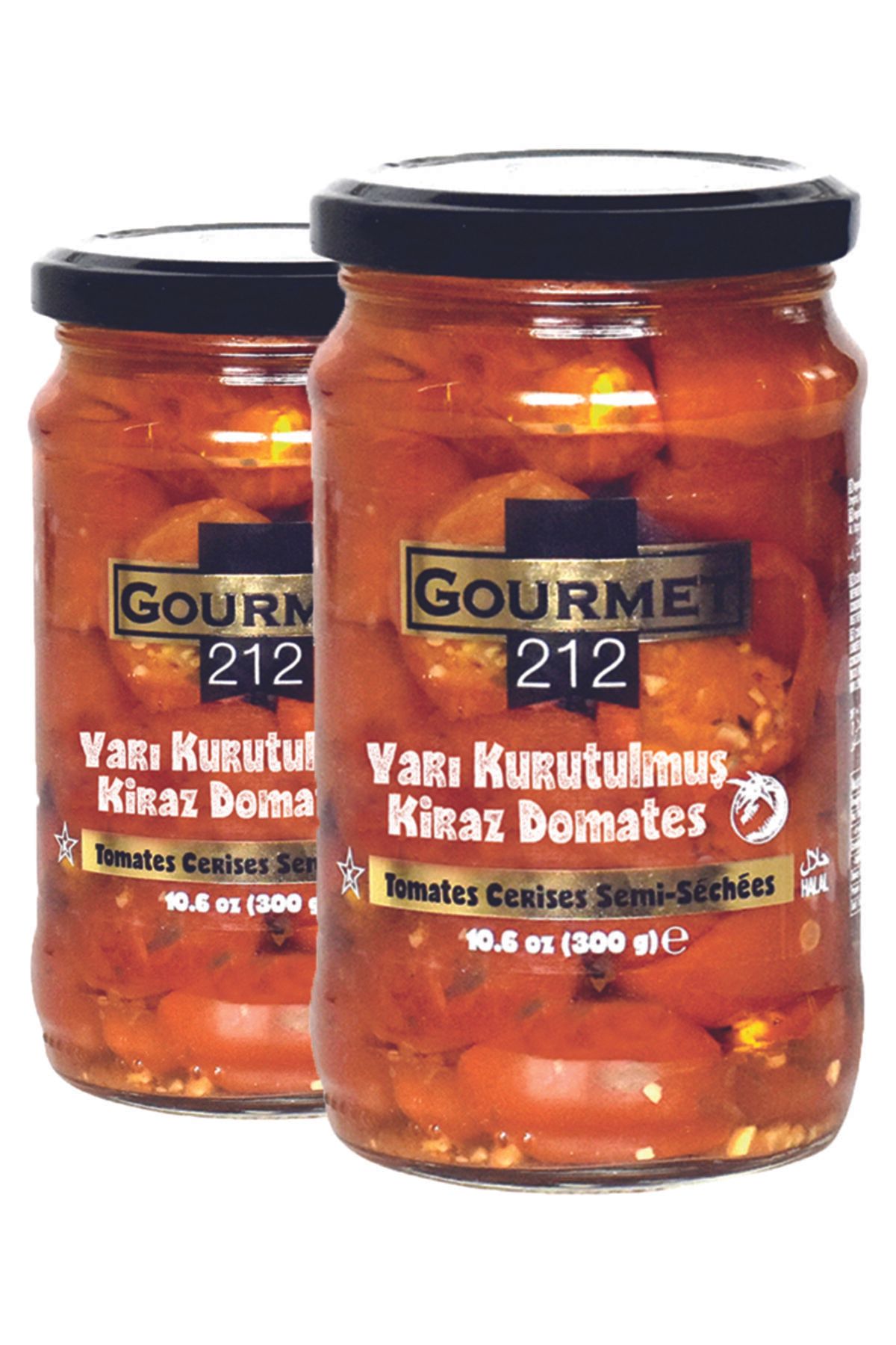 Gurme212 Kurutulmuş Çeri Domates, Hazır Meze, Salata (2 Adet X 320cc)