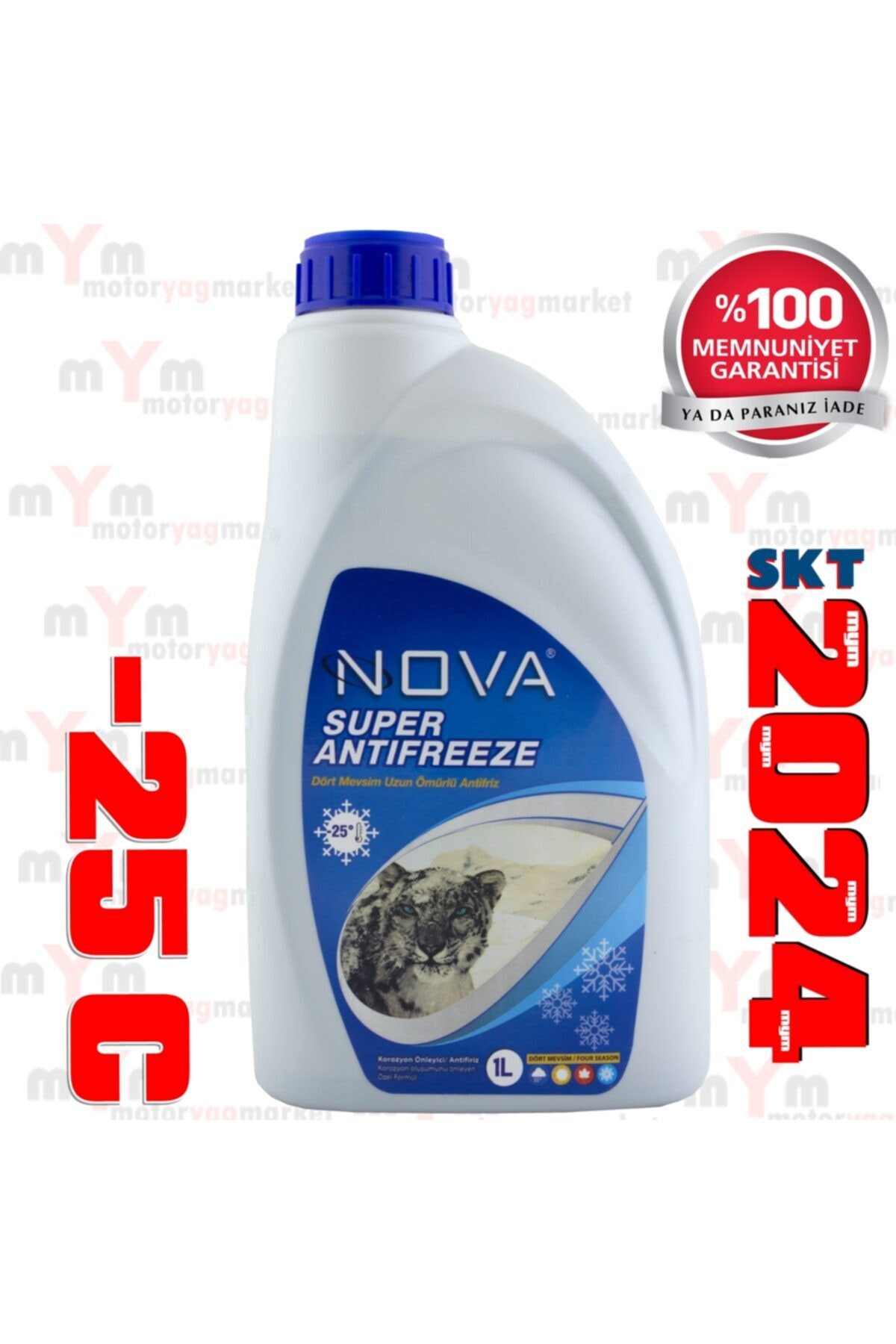 Nova -25 Derece Yeşil Antifriz 1 Litre