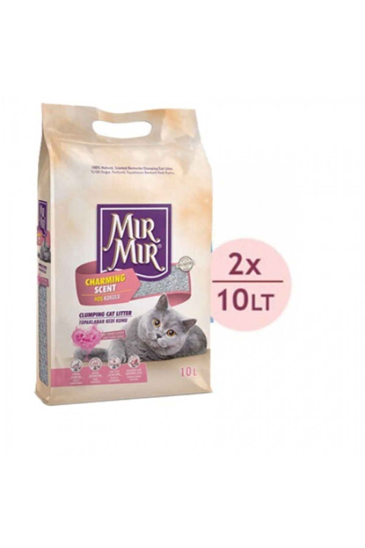 brallatte Mırmır Bentonit Kedi Kumu 2 X 10 Lt