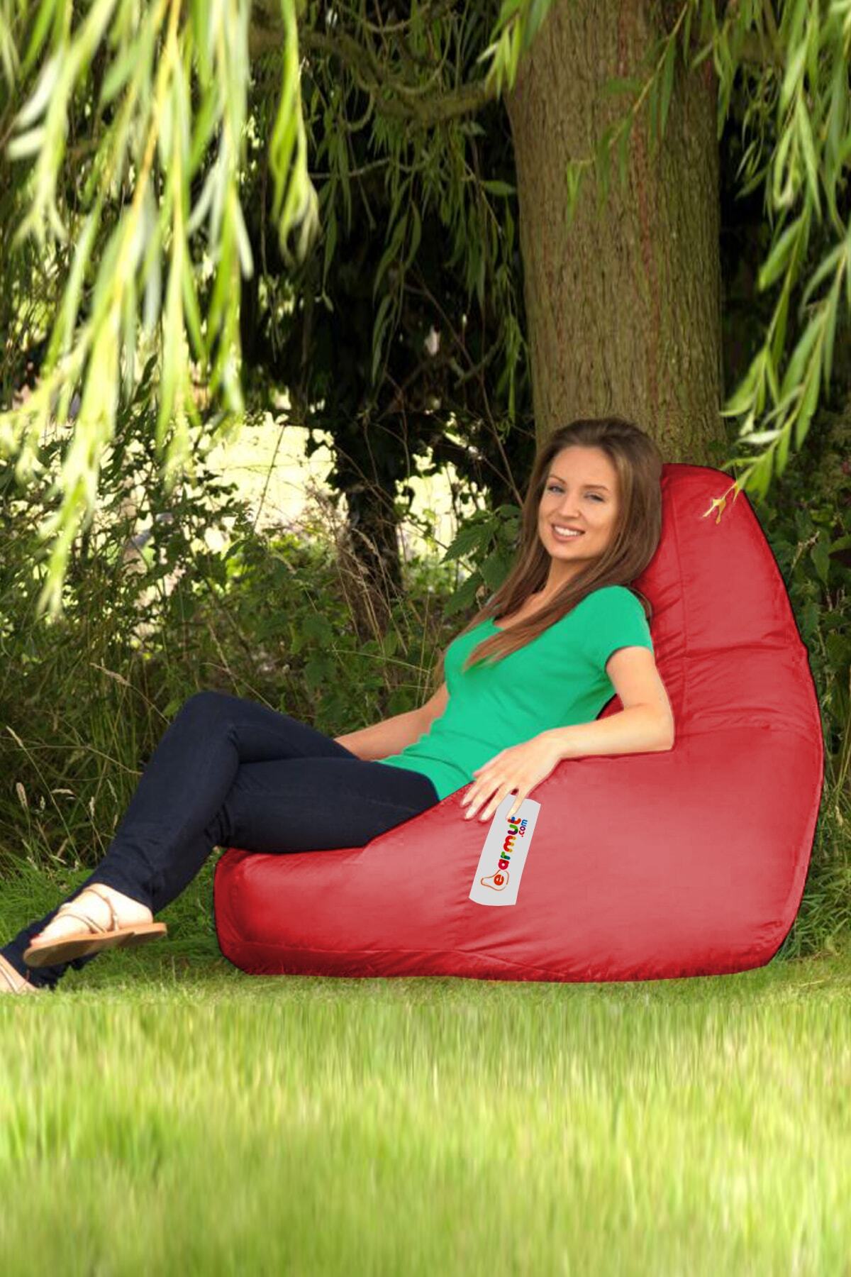 EARMUT Damla Armut Koltuk Kırmızı