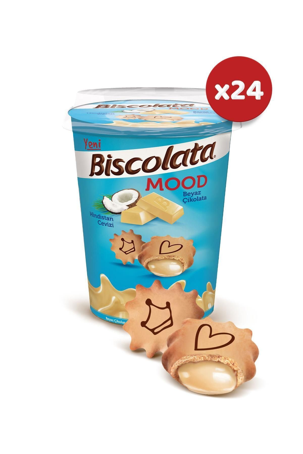 Biscolata Mood Hindistan Cevizli 125 Gr X 24 Adet