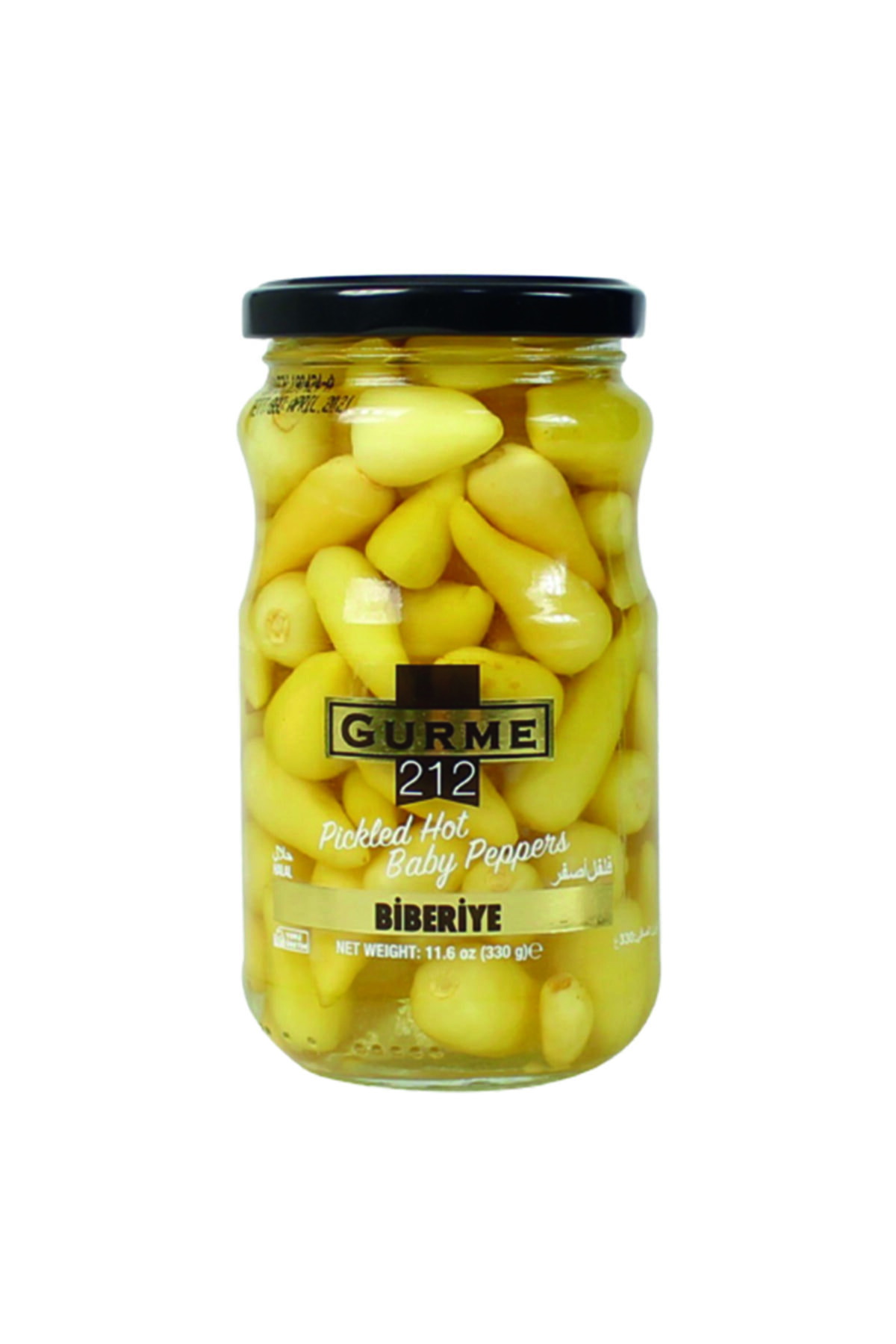 Gurme212 Biberiye Turşusu, Sezonunda Hasat, Meze (1 Adet X 370cc)
