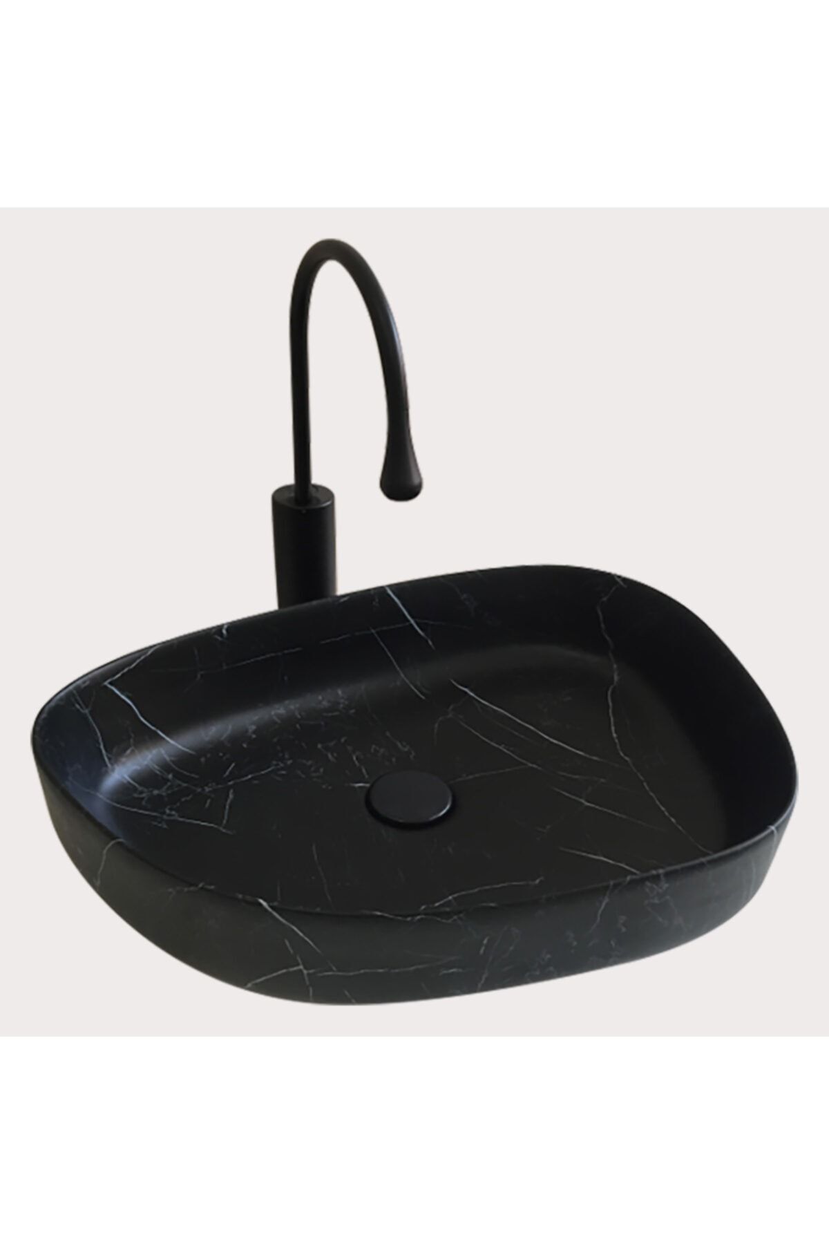 LENA E-2107sm Tezgah Üstü Porselen Lavabo