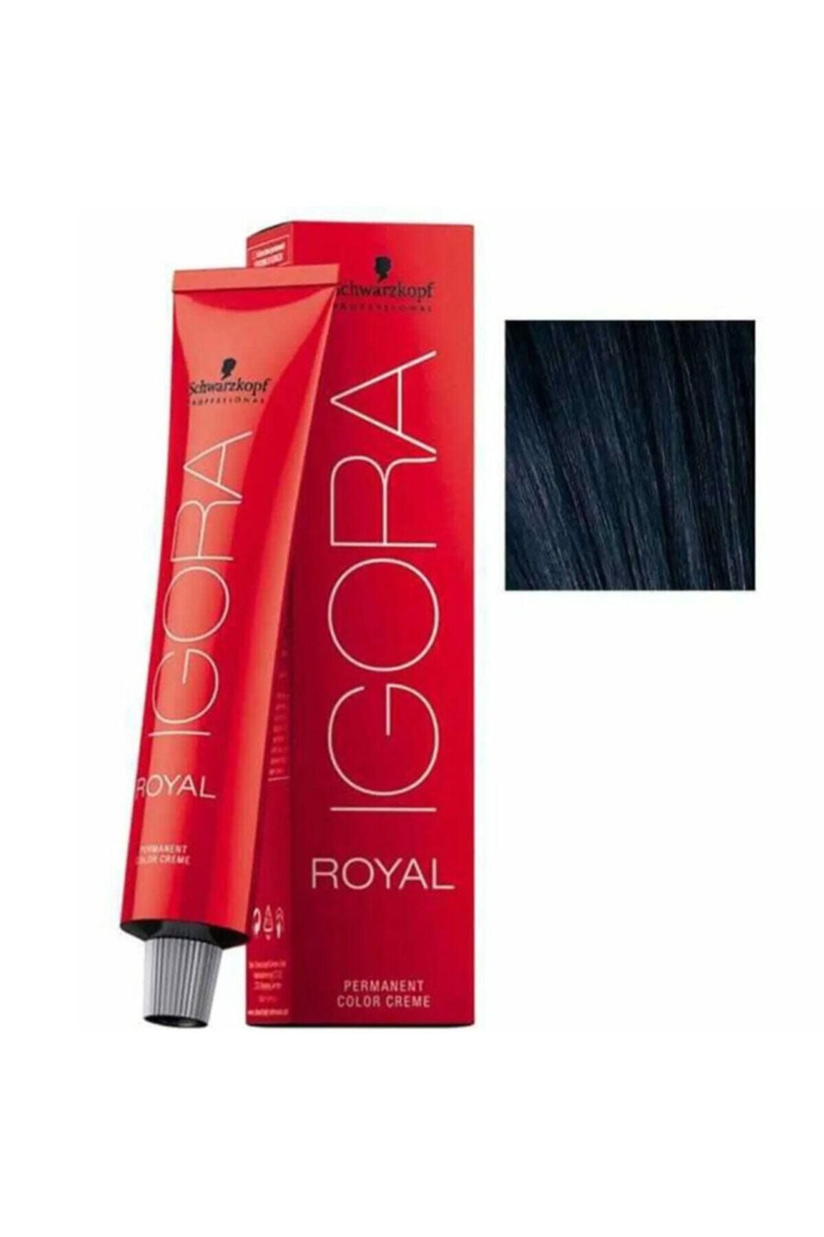 Igora Royal 1-1 Mavi Siyah 60ml (MO/21 ÜRETİM TARİHİDİR)