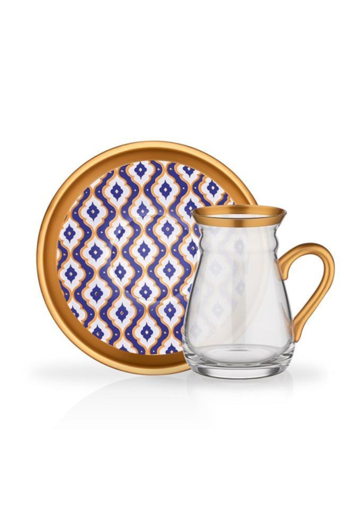 Glore Nihavent Contes 6'lı Kulplu Çay Seti