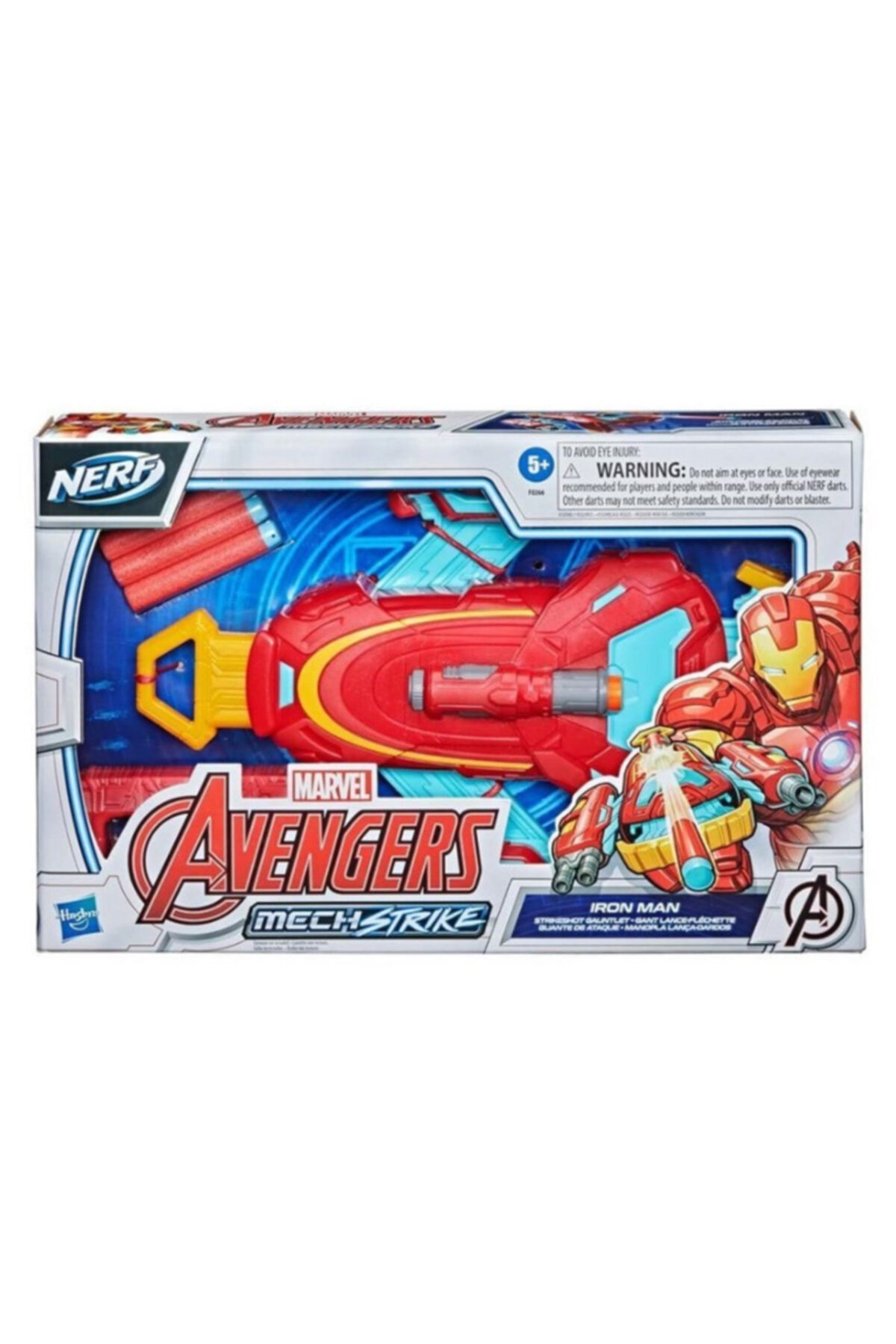 Nerf Avengers Mech Strike Iron Man Strikeshot Gauntlet F0266