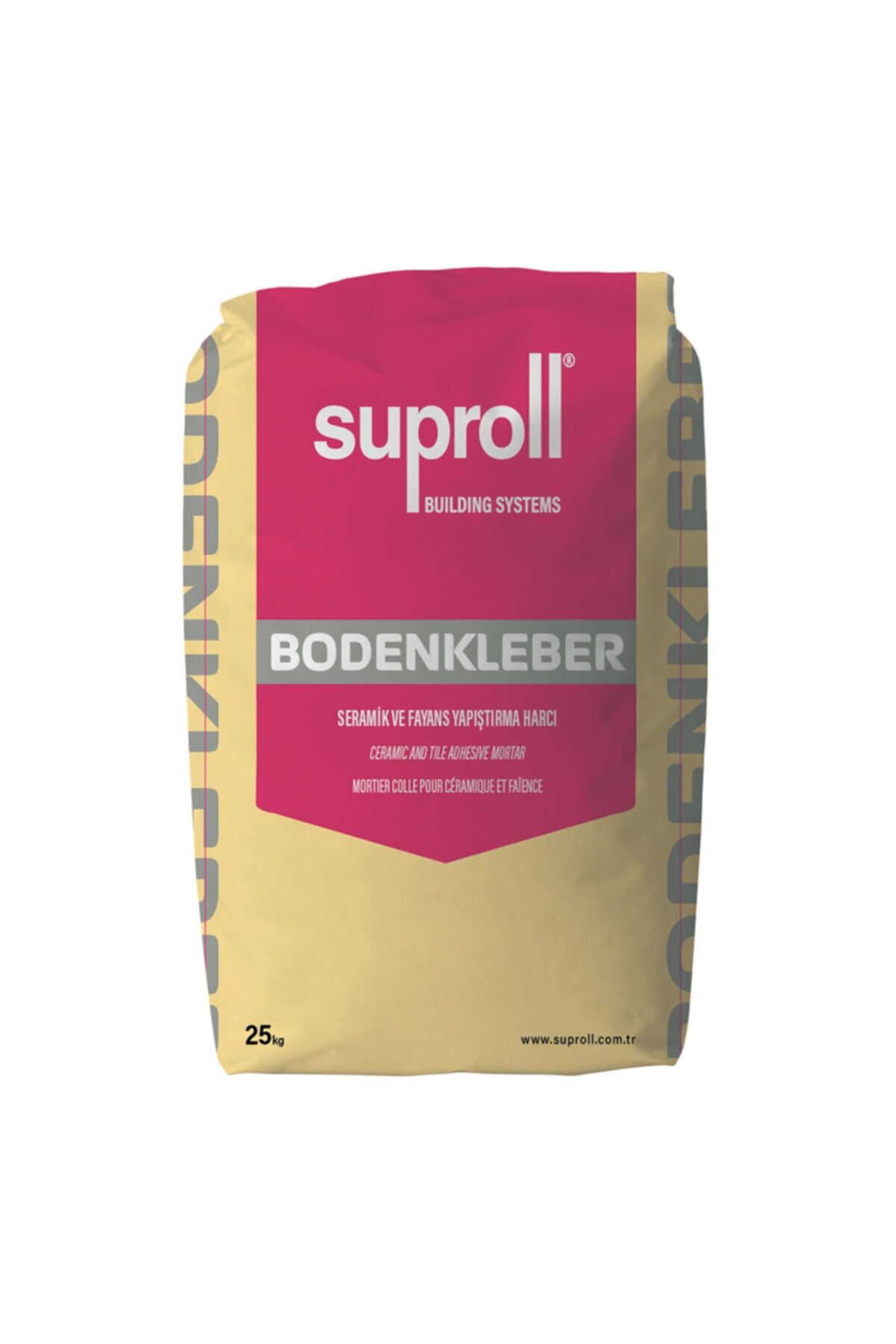 SUPROLL Bodenkleber Seramik Ve Fayans Yapıştırma Harcı / 25 Kg