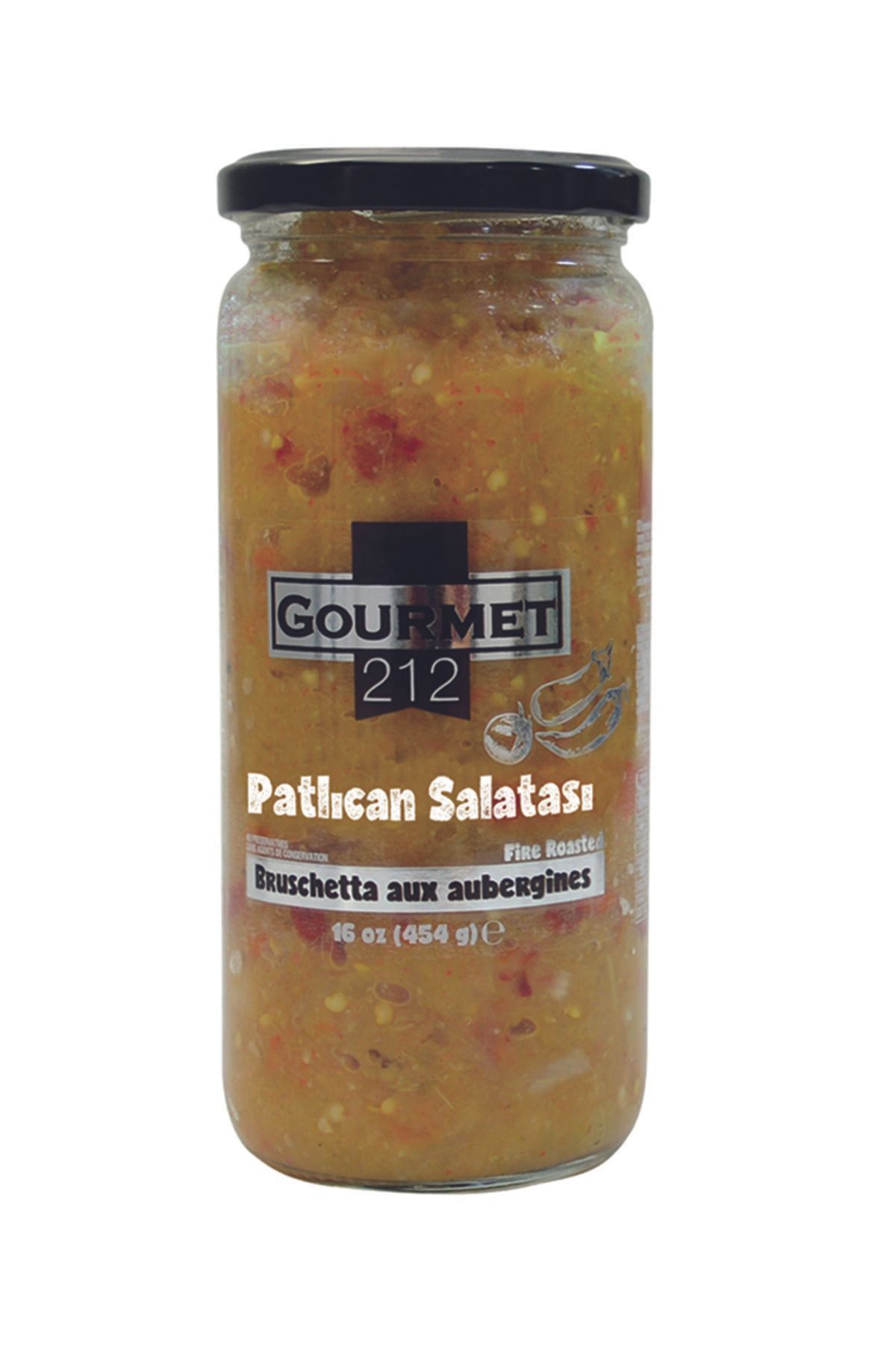 Gurme212 Patlıcan Salatası, Meze (1 Adet X 500cc)