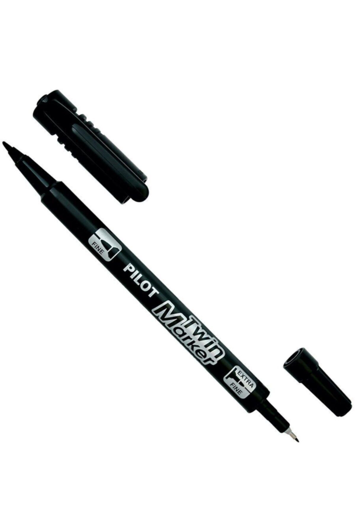 Pilot Pılot Permanent Markör Twın Siyah Sca-tm-b