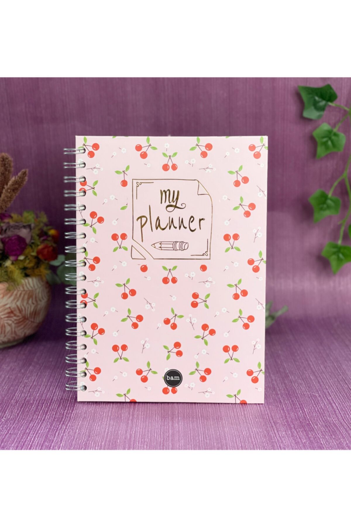 Gift Moda My Planner Kiraz Tasarımlı Konuşan Ajanda