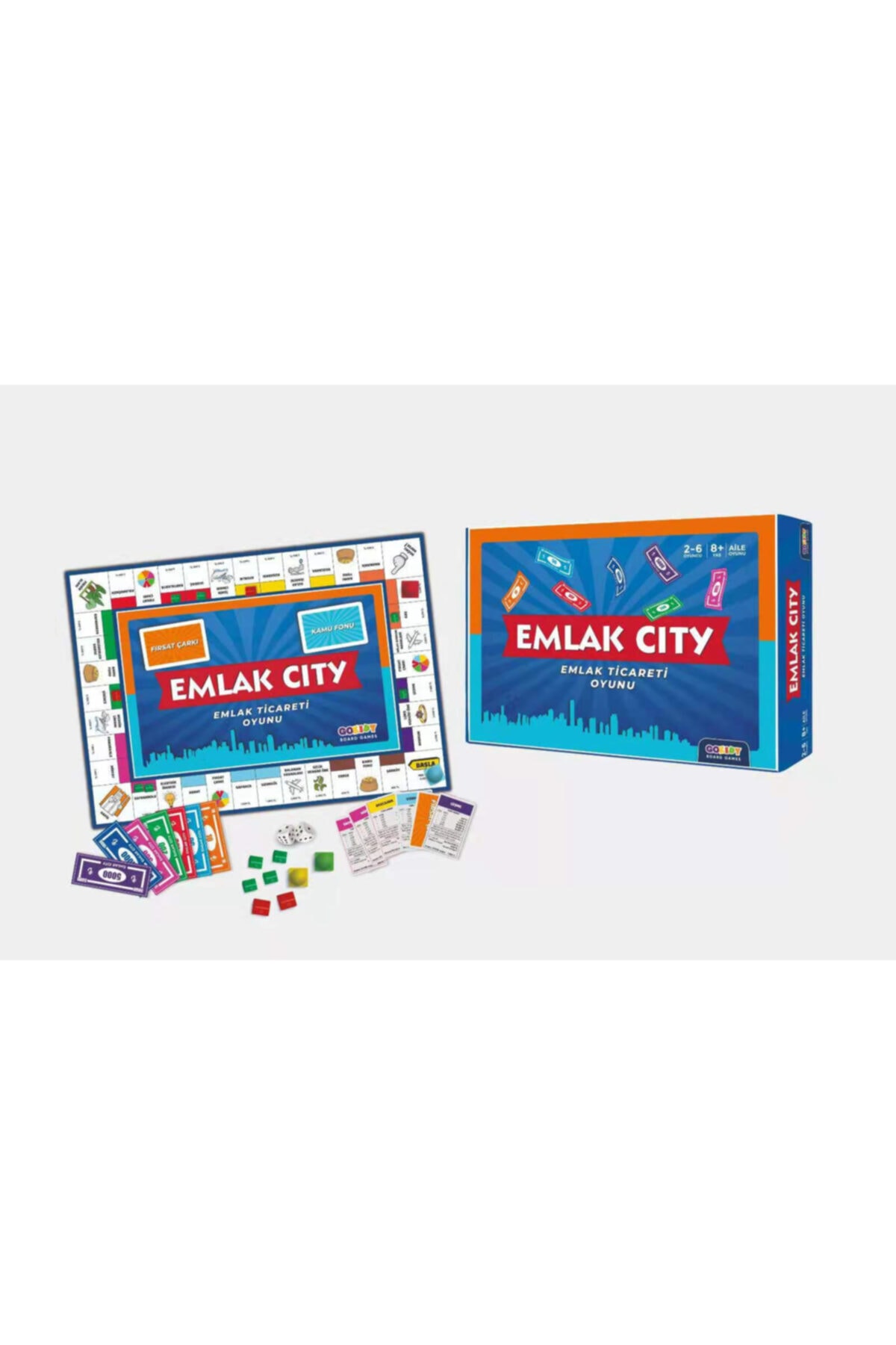 Gokidy Emlak City Ticaret Oyunu Monopoly Metropol Mega City Aile Oyunu