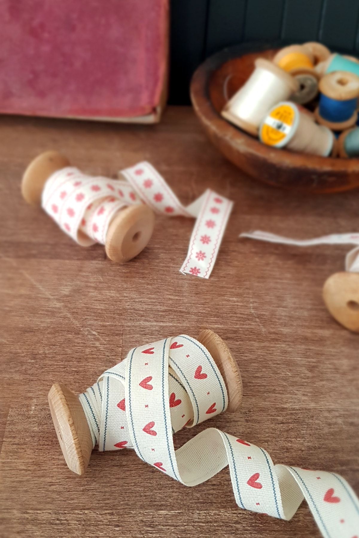 Funbou Pamuk şerit, kalp