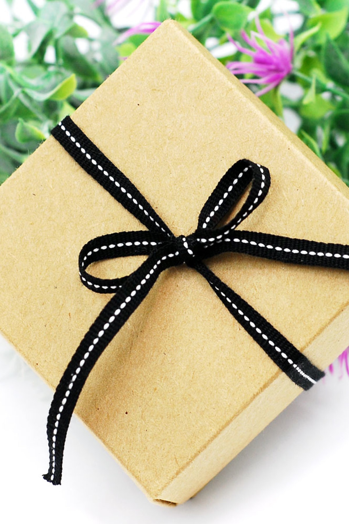 Funbou Dikişli grogren kurdele, siyah / 5 metre