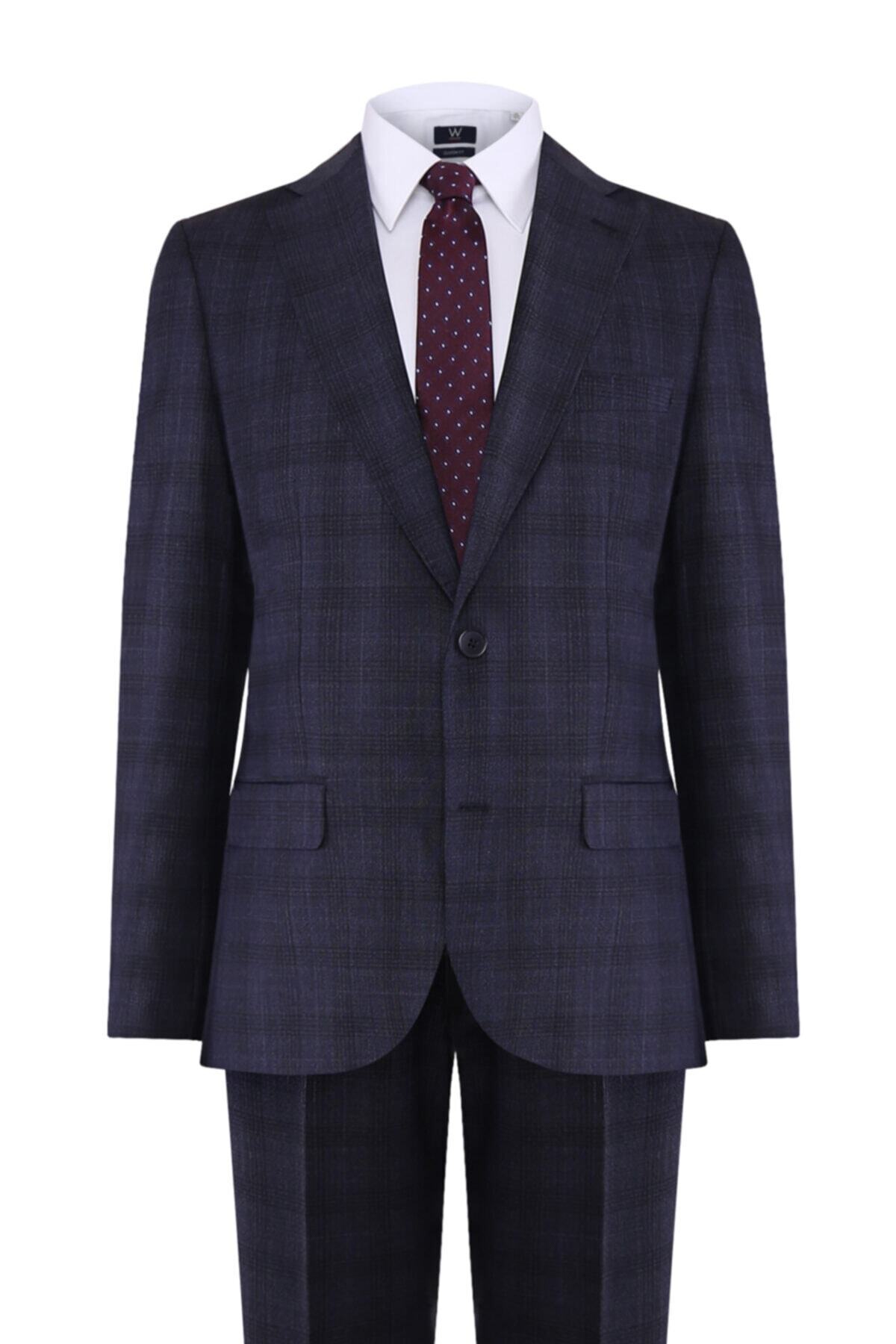 W Collection LACİVERT DOKULU TAKIM ELBİSE
