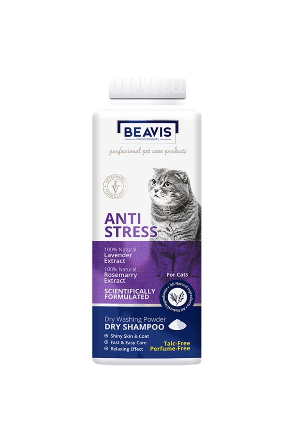 BEAVIS Kedi Toz Şampuan Anti-stress 150gr Bvs-025