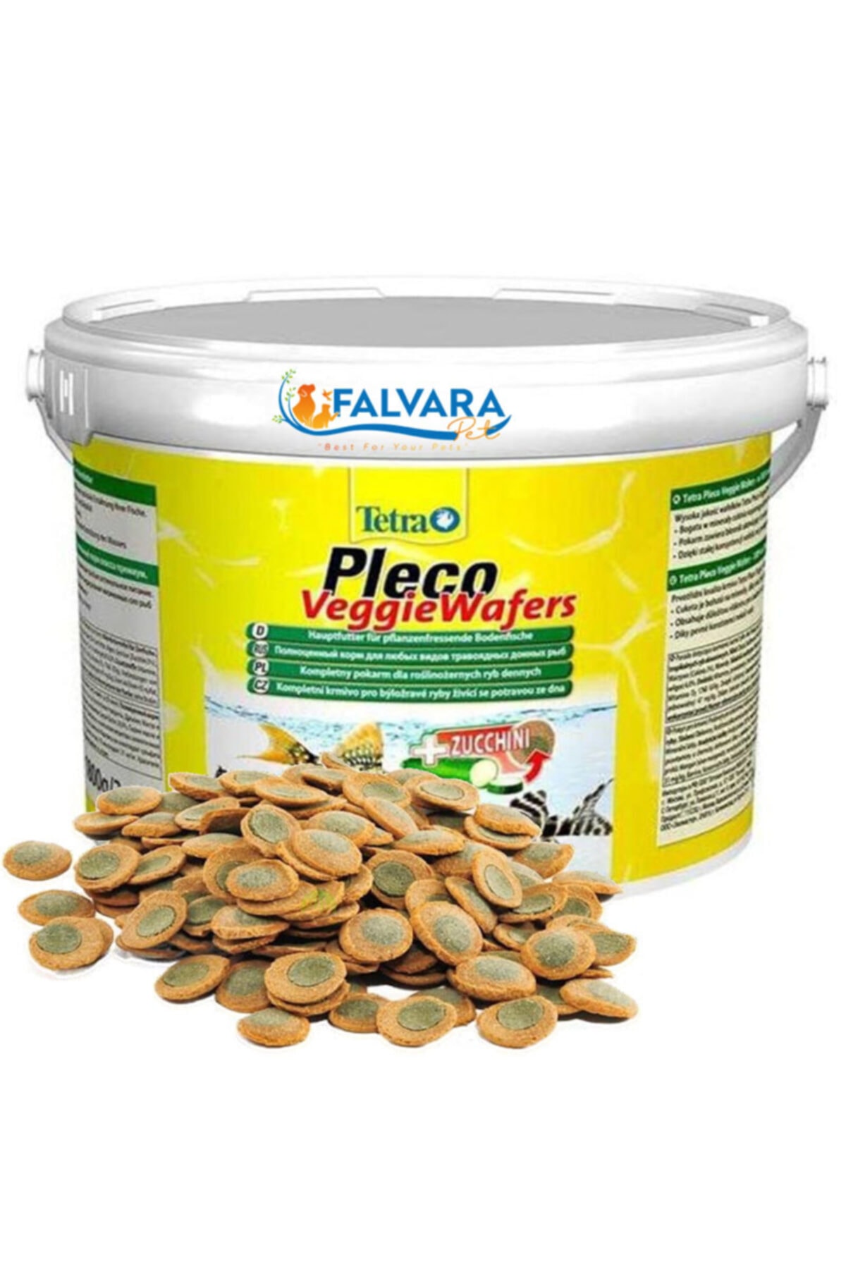 Tetra Pleco Veggie Wafers 250 gr Tablet Yem
