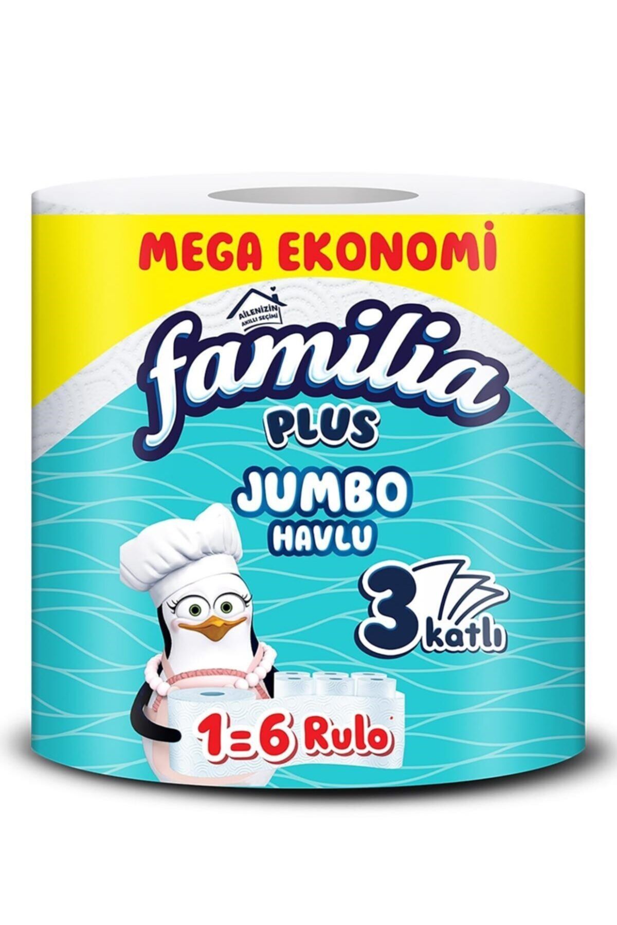 familia Jumbo Havlu 1=6 Rulo