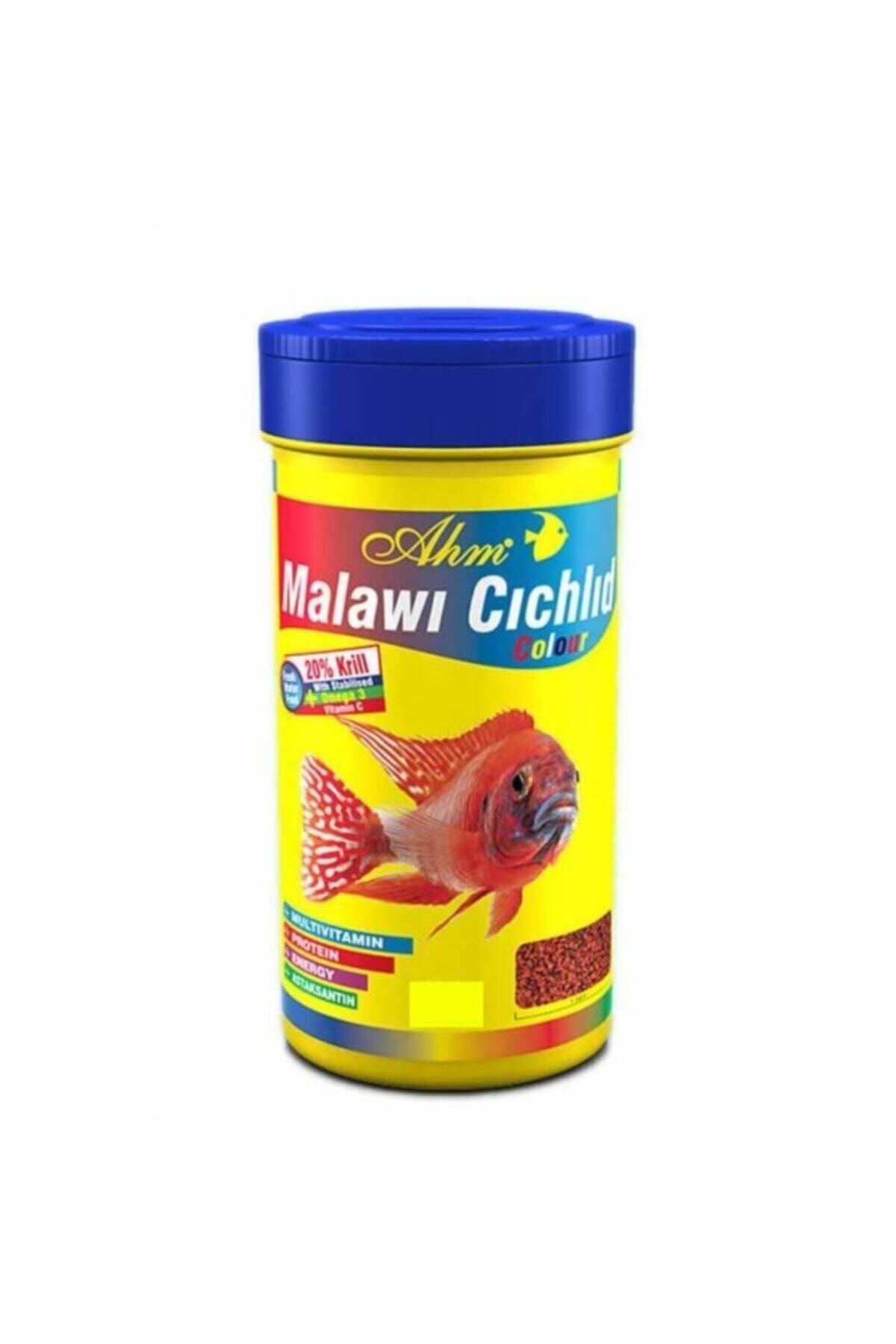 Ahm Malawi Cichlild Granulat Colour Ciklet Balığı Renk Yemi 100ml