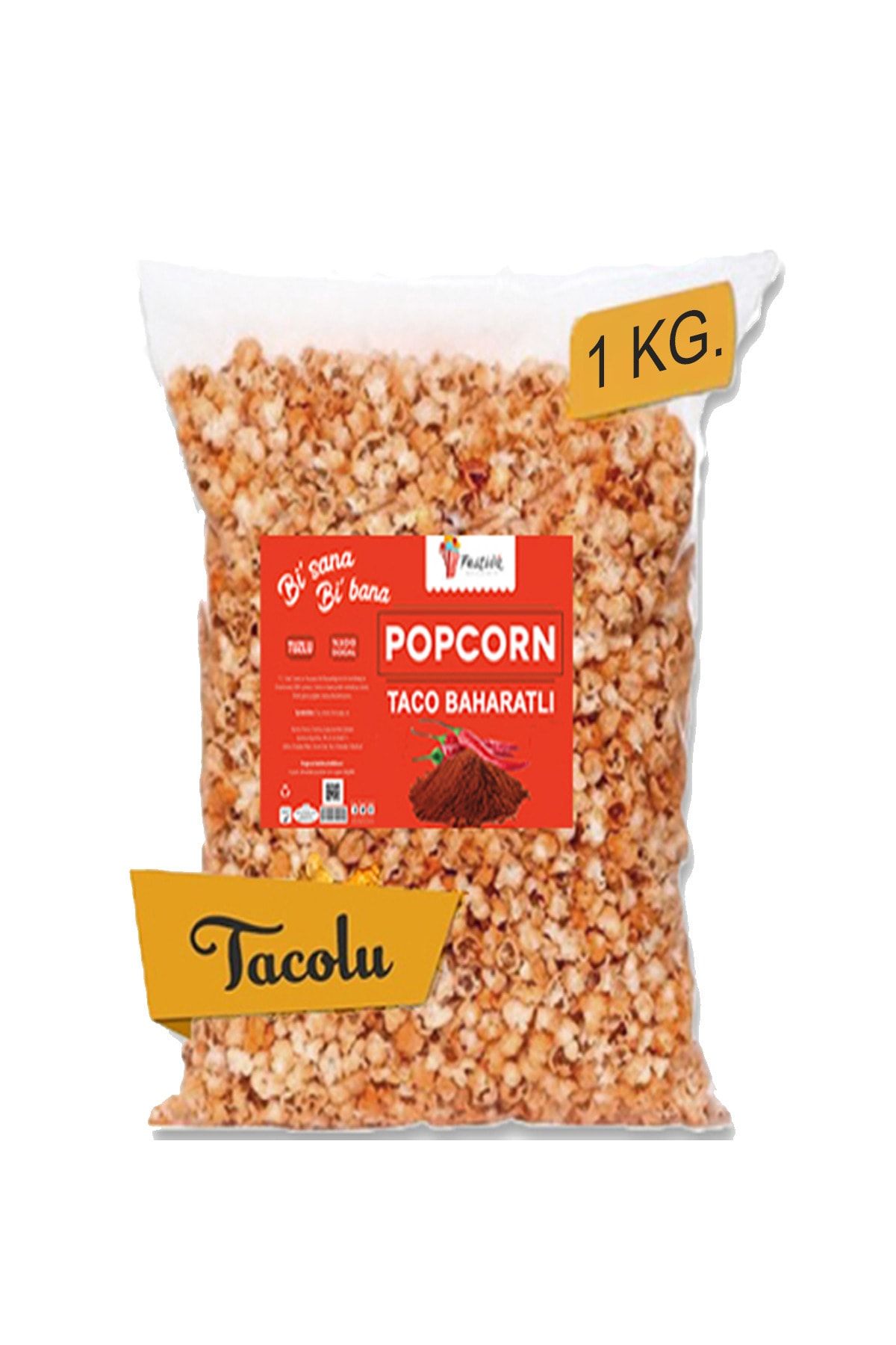 Festiva 1 Kg. Taco Baharatlı Patlamış Mısır / Popcorn