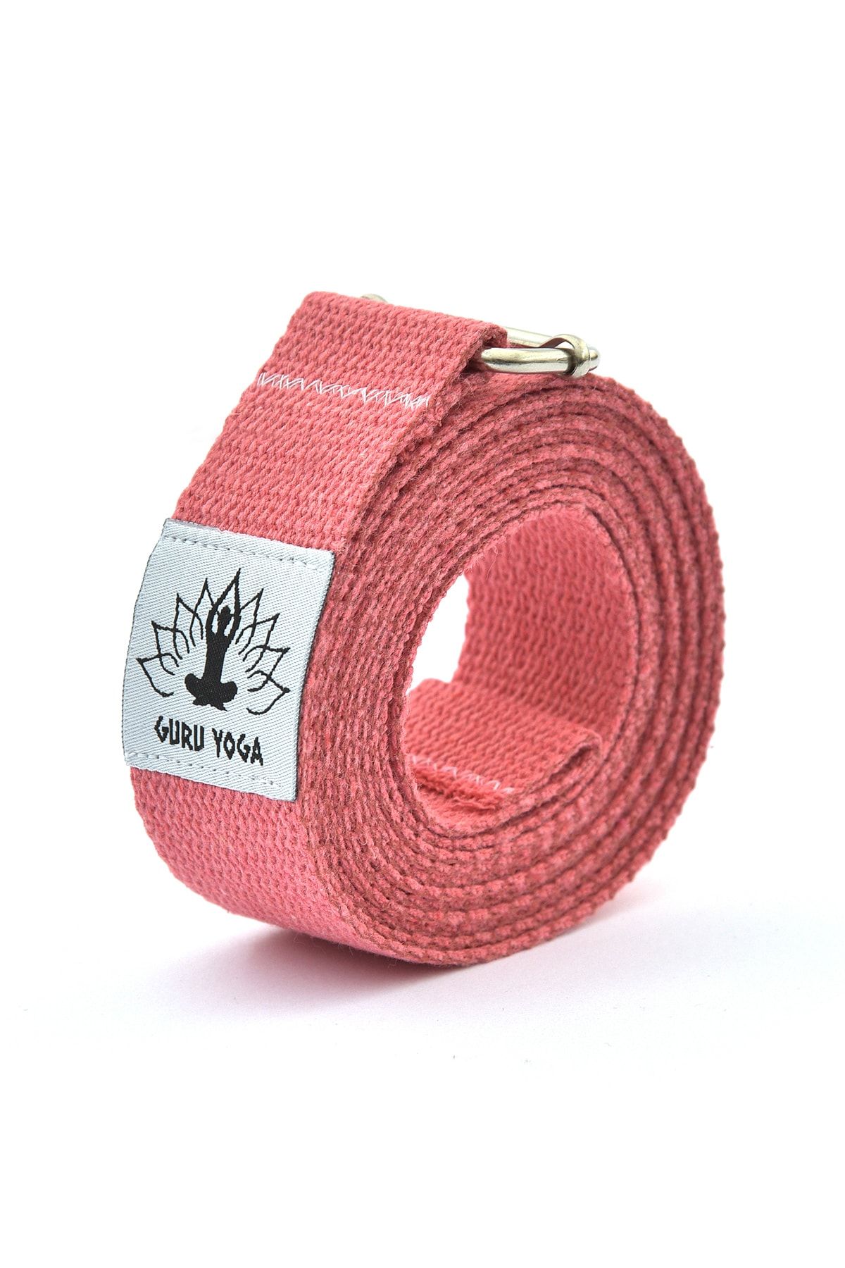 Om Guru Yoga Guru Yoga Doğal Yoga Kemeri Pembe 250 cm