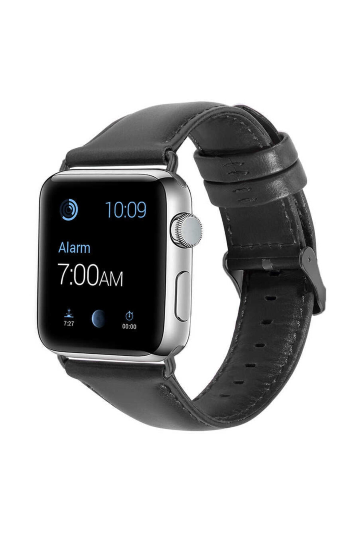 Apple Watch Seri 7 45mm Uyumlu Nezih Case Luxury Leather Deri Kordon No6