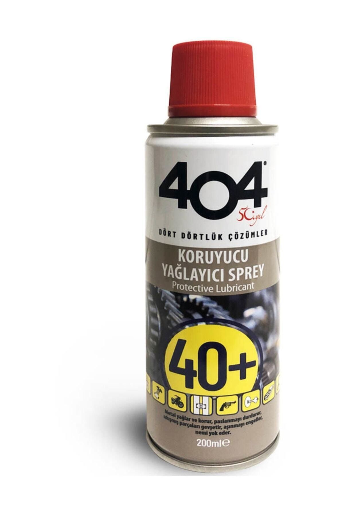 404 Kimya 404 Pas Sökücü 40+ Koruyucu Yağlayıcı Sprey 200 Ml