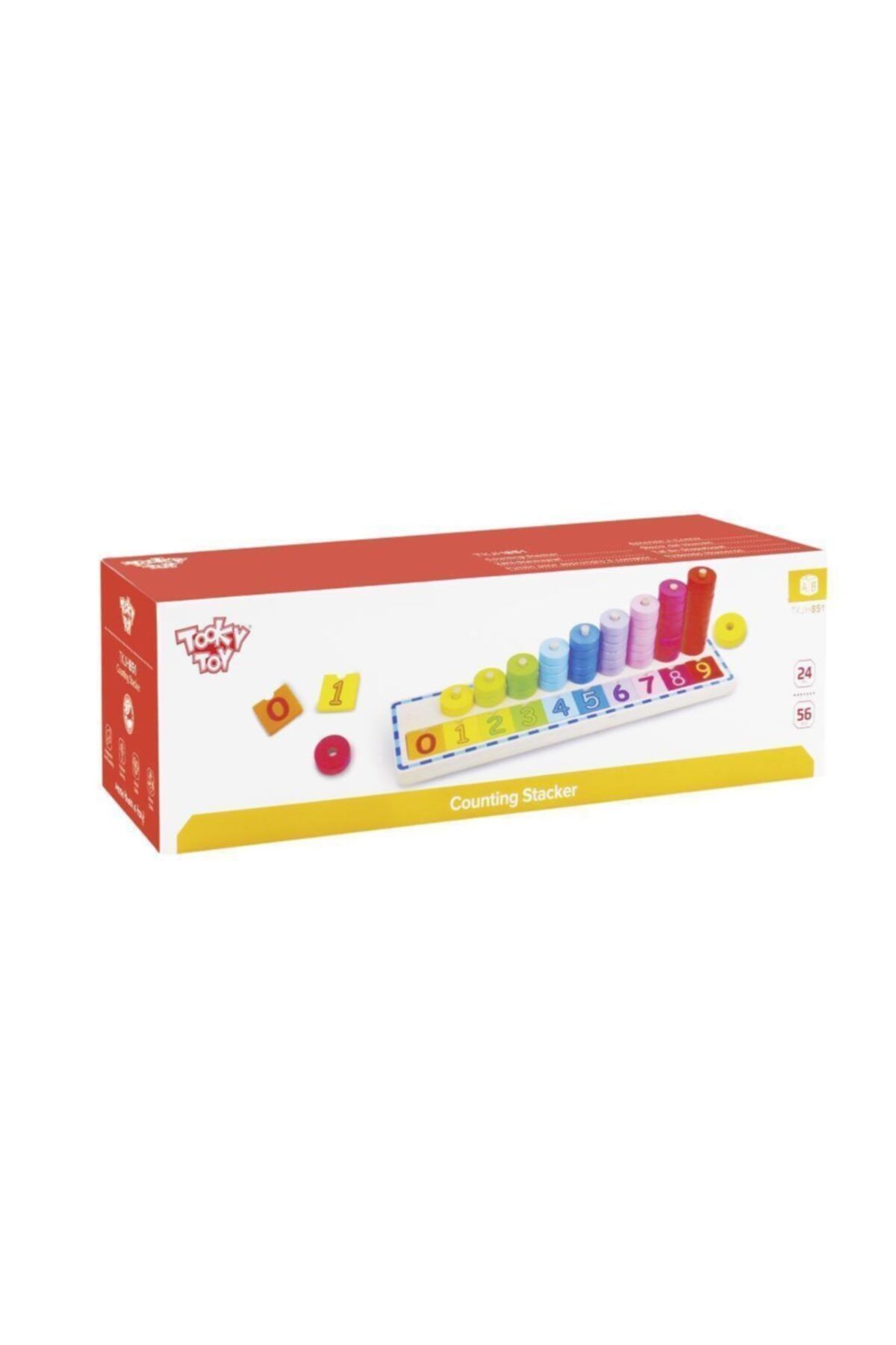 Tooky Toy Ahşap Rakam Eşletirme Oyunu