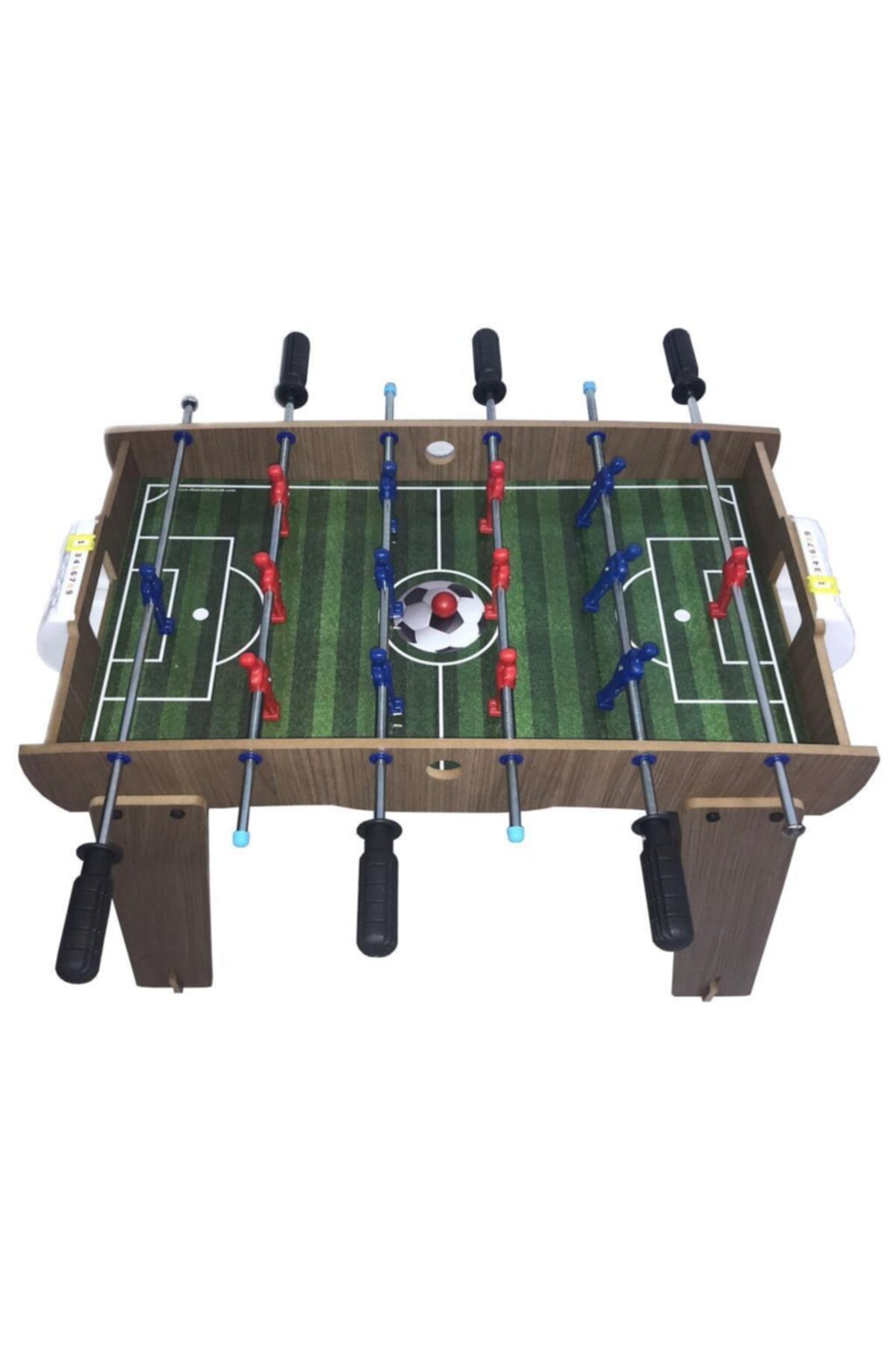 Farbu Oyuncak Matrax Ahşap Masa Maçı Langırt Ayaklı (3 KOLLU) 5404