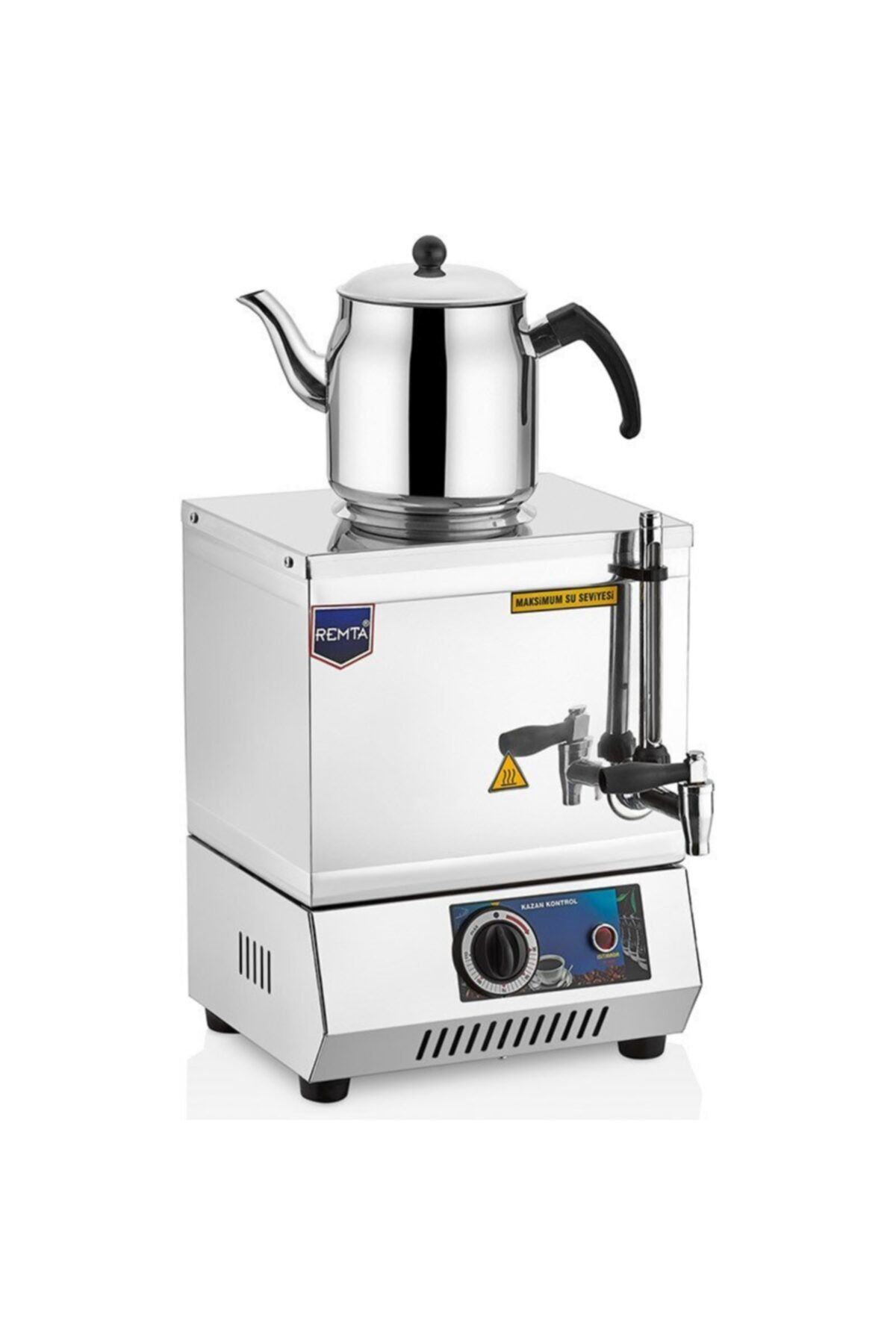 Remta 15 Model Çay Kazanı Elektrikli Tek Demlikli 13 Litre Pleytsiz