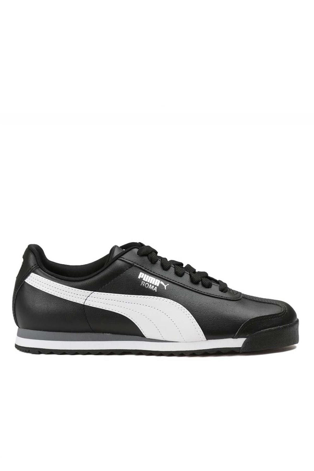Puma Roma Basic Jr 354259-01 Siyah Unisex Spor Ayakkabı