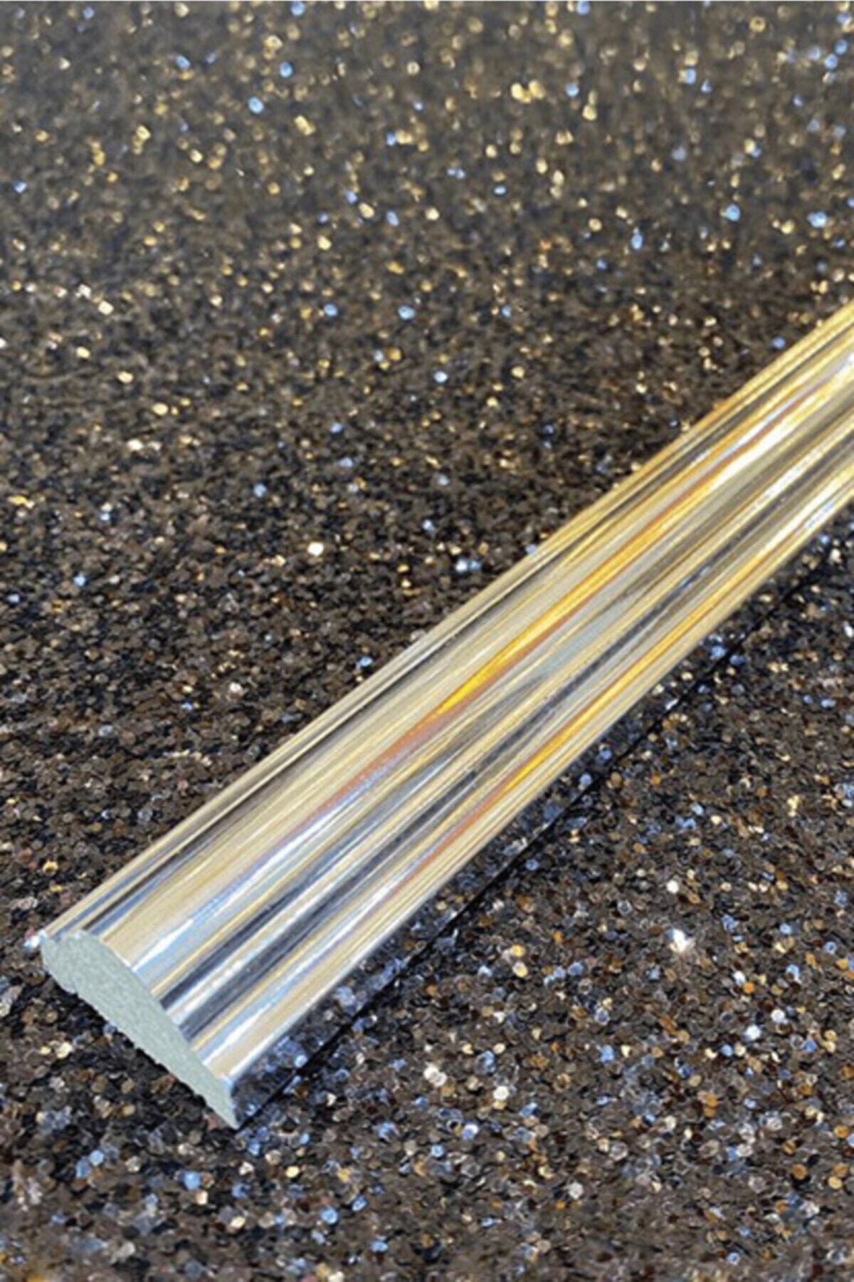 Dekonil Silver Gümüş Duvar Çıtası 2.5 Cm (4,8 Metre-4 Boy 120 Cm)