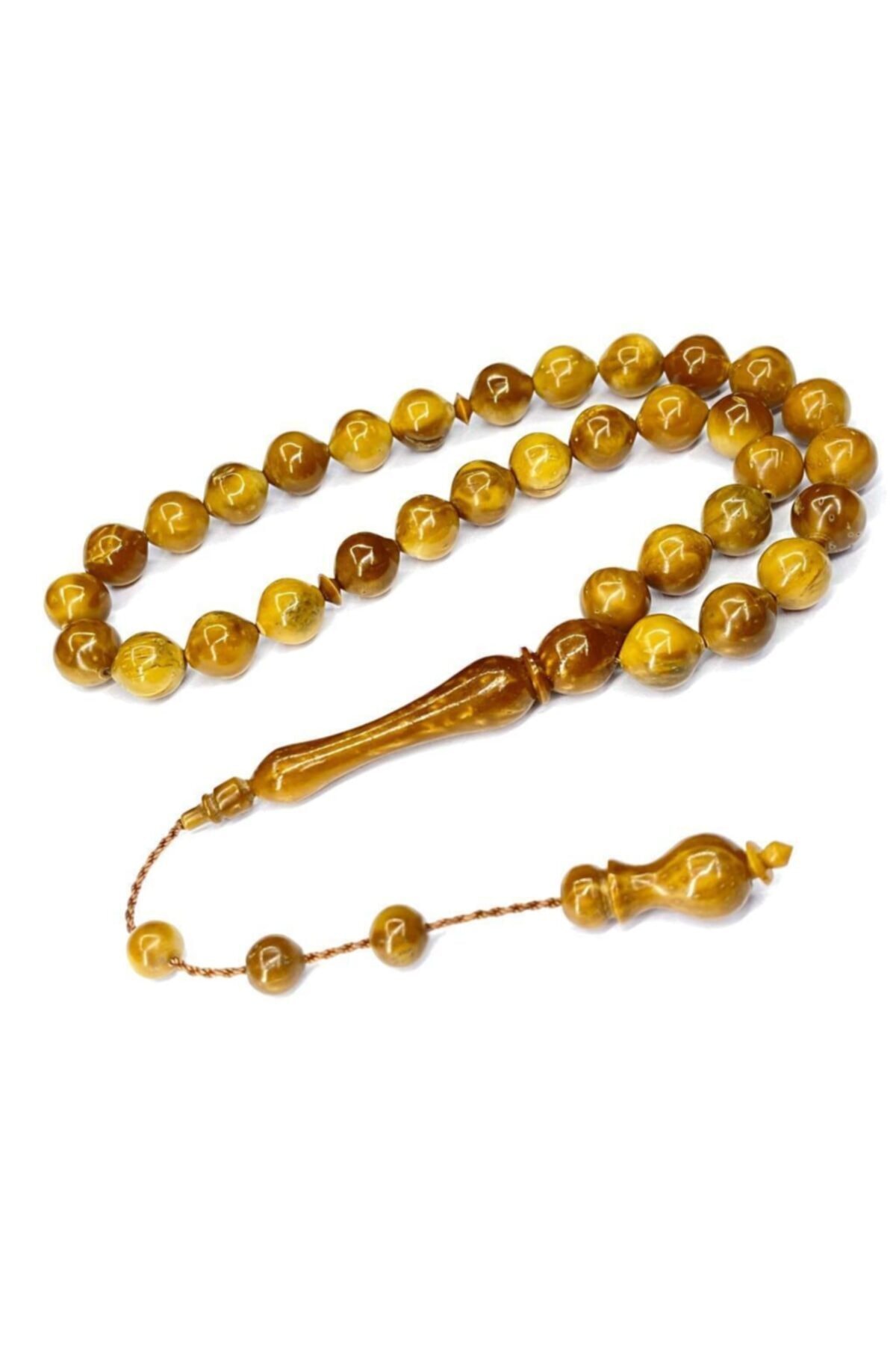 izmur tesbih El Dostu Doğal Kuka Malzeme 10-11mm Sığırcık Model Tesbih