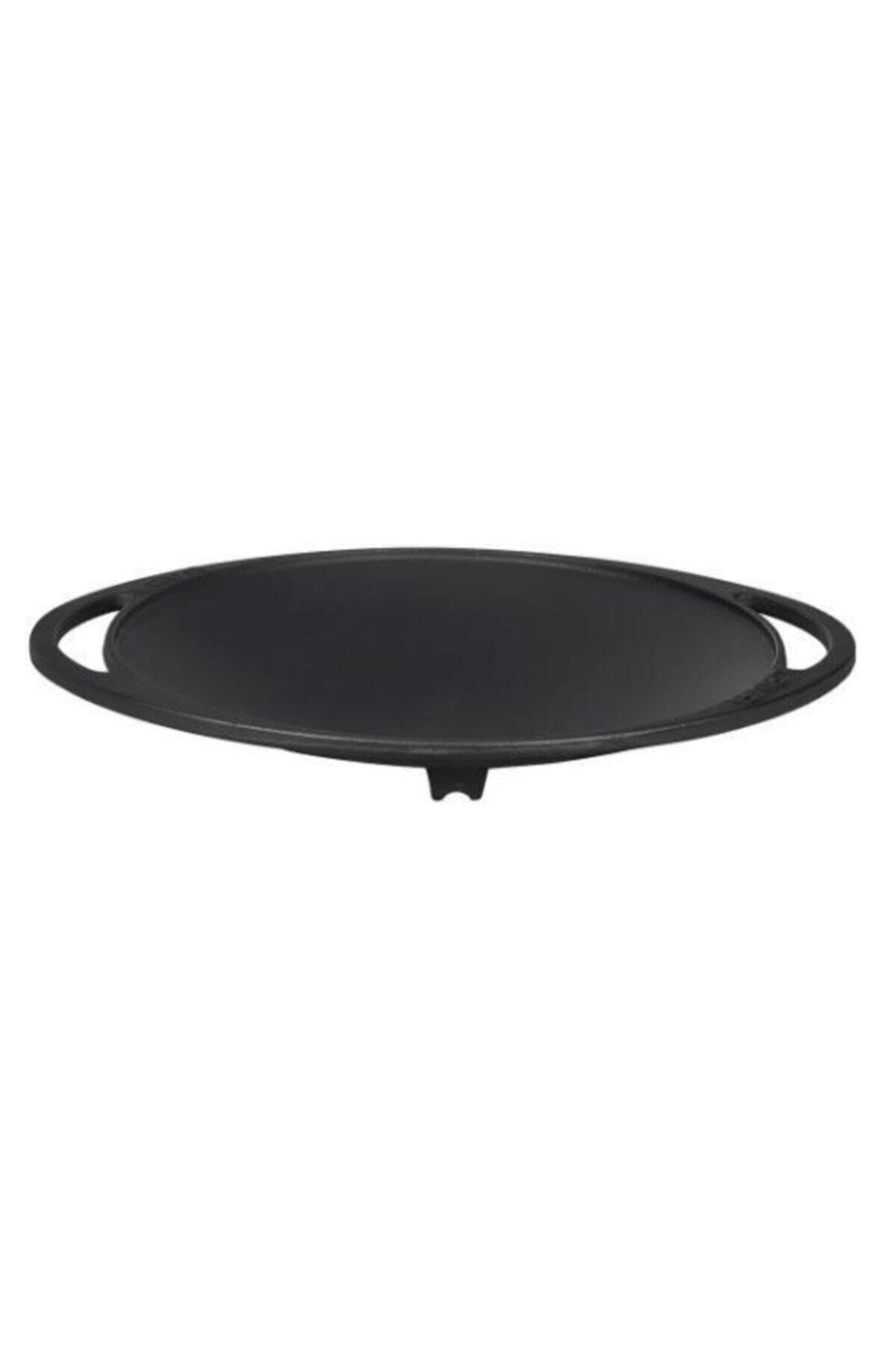 Lava Döküm Metal Kulplu Saç Kavurma Tavası 28 Cm