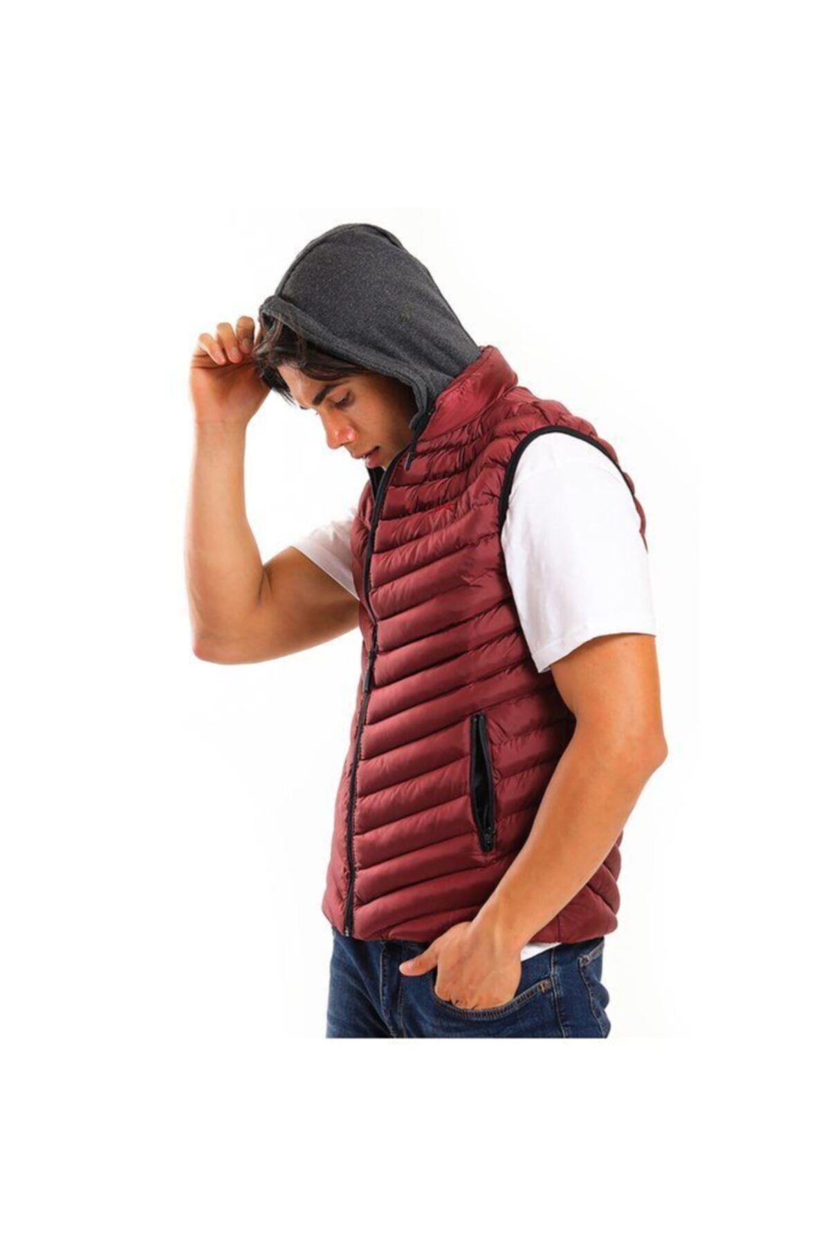 Slazenger How Erkek Yelek Bordo