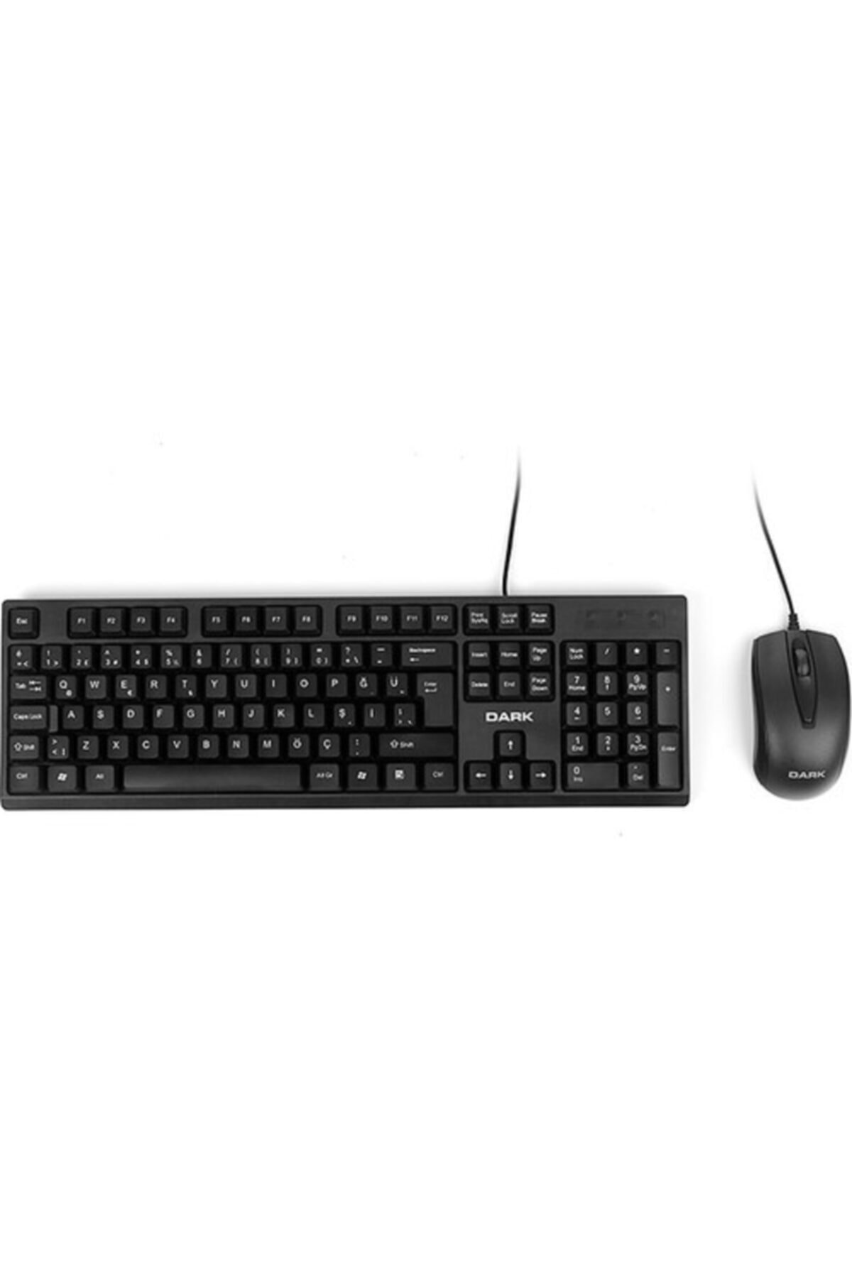 Dark Dk-ac-km1010 Türkçe Q Kablolu Ofis Klavye Mouse Set