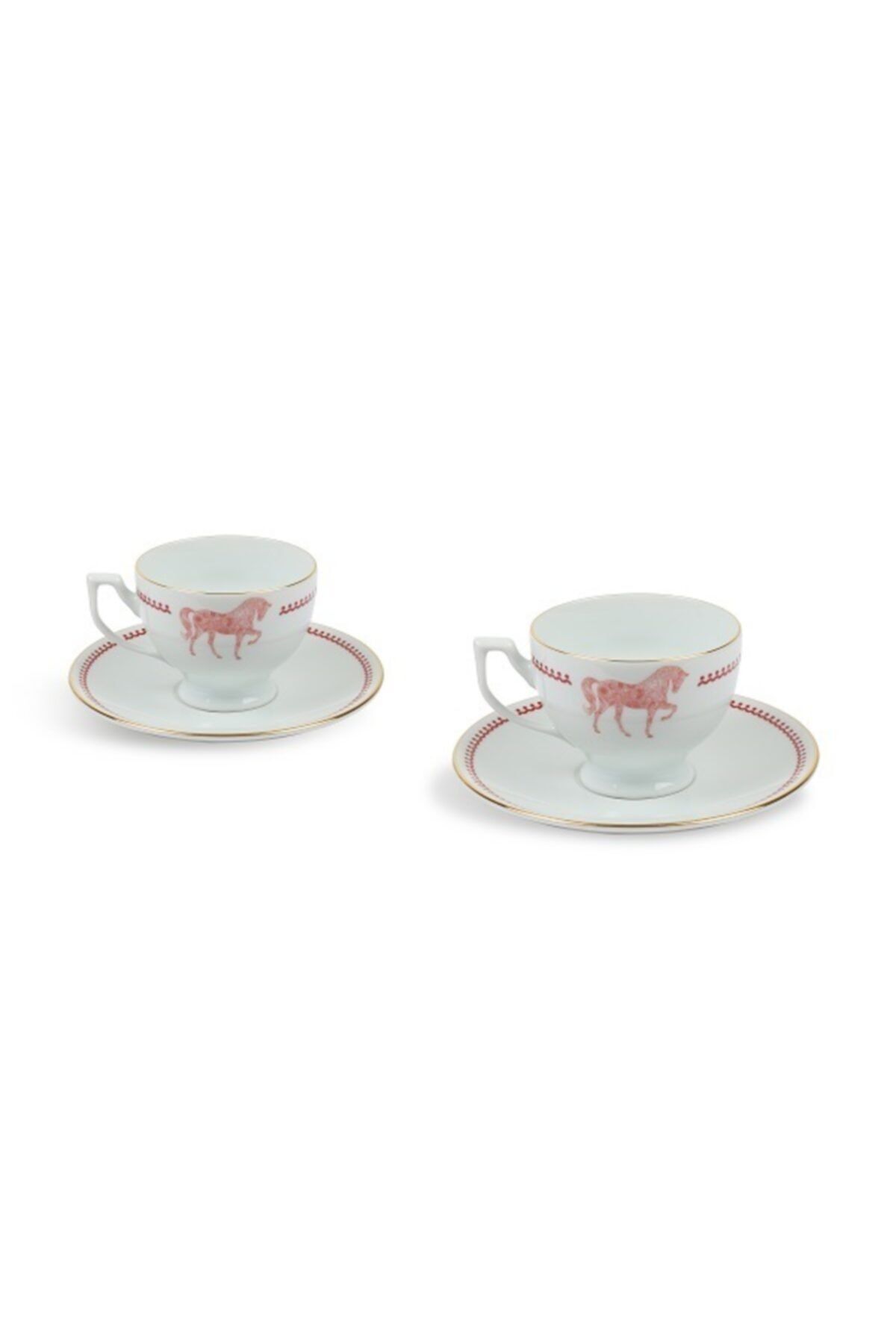 SOMEHOMEİSTANBUL Some Home Istanbul Horse Luck Collectıon Red-çay Fincanı 2'li Set
