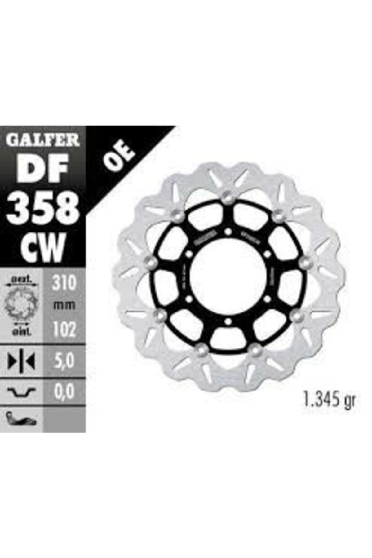 Galfer Suzukı Gsx-r 750 08- Df358cw Ön Disk