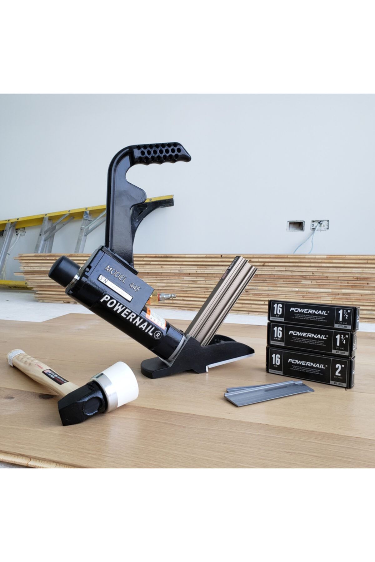 customsproducts Powernail Model 445 Parke Döşeme Çivi Çakma Tabancası