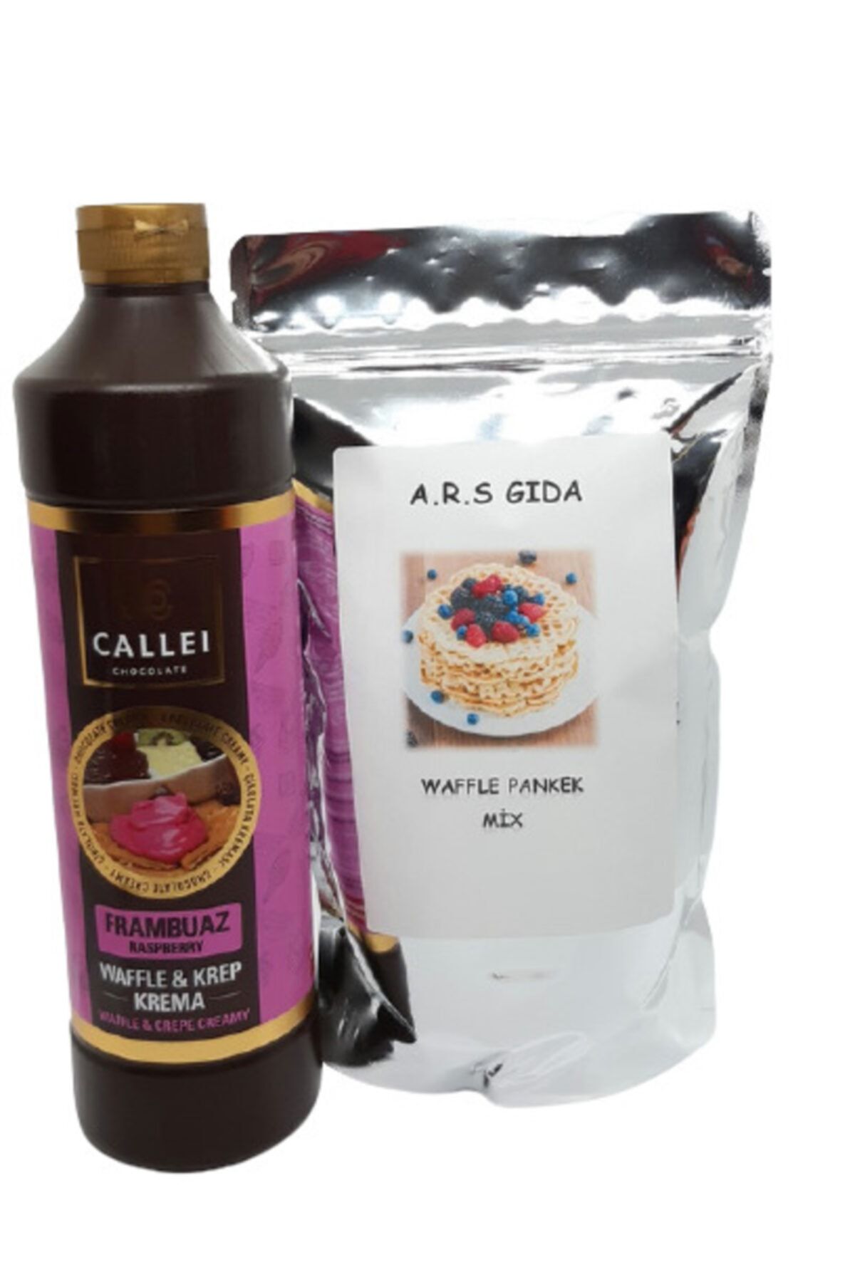 Callei Calleı Frambuaz Çikolata + Waffle Pankek Karışımı