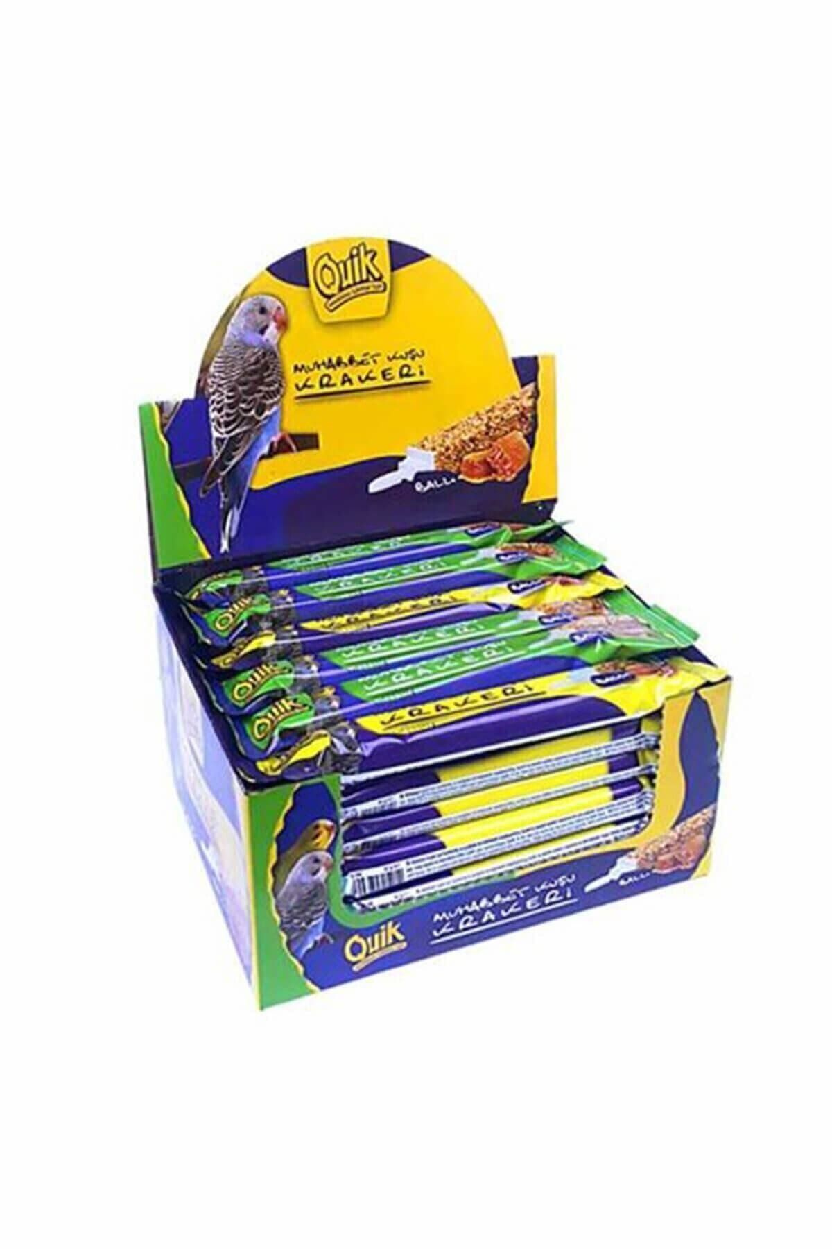 Quik Ballı Muhabbet Kuşu Krakeri 36'lı Ekonomik Paket
