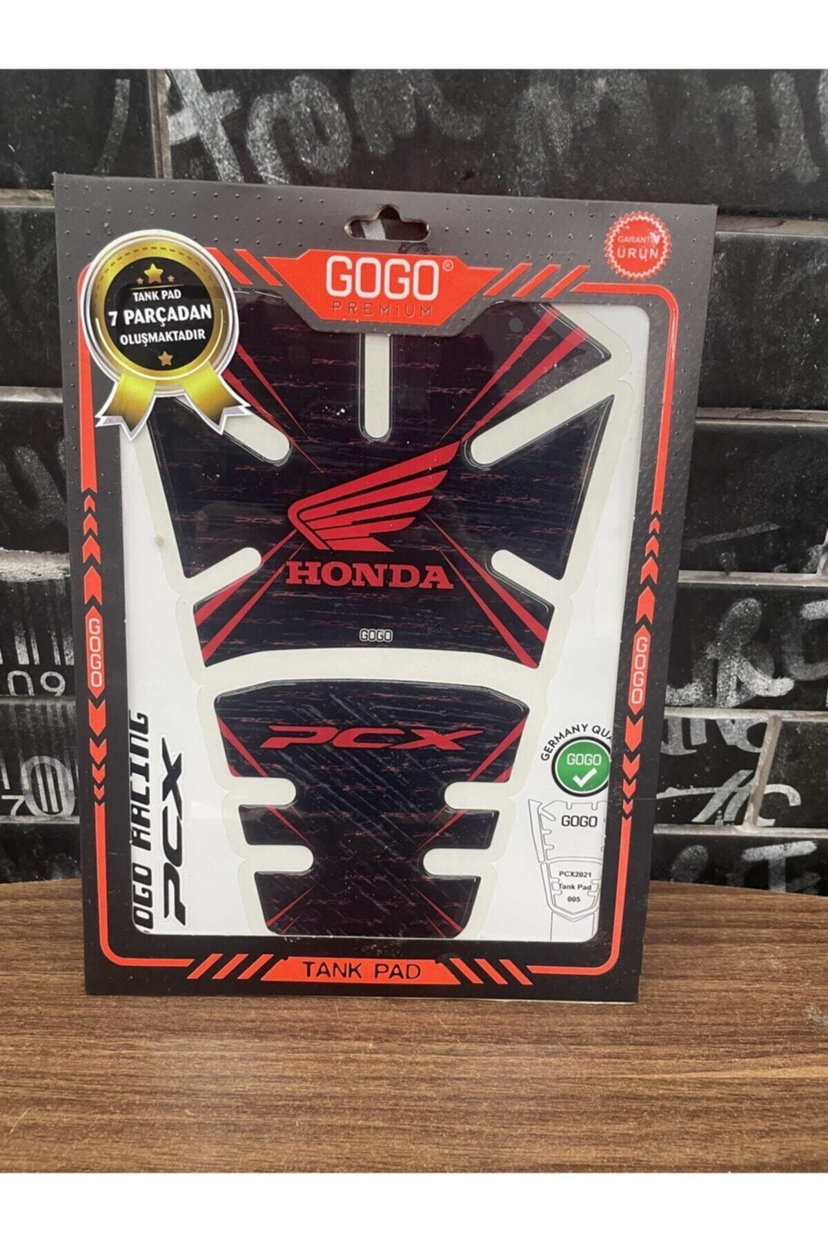 GOGOPREMİUM Honda Pcx 2021-2020 Uyumlu 7 Parça Tank Pad
