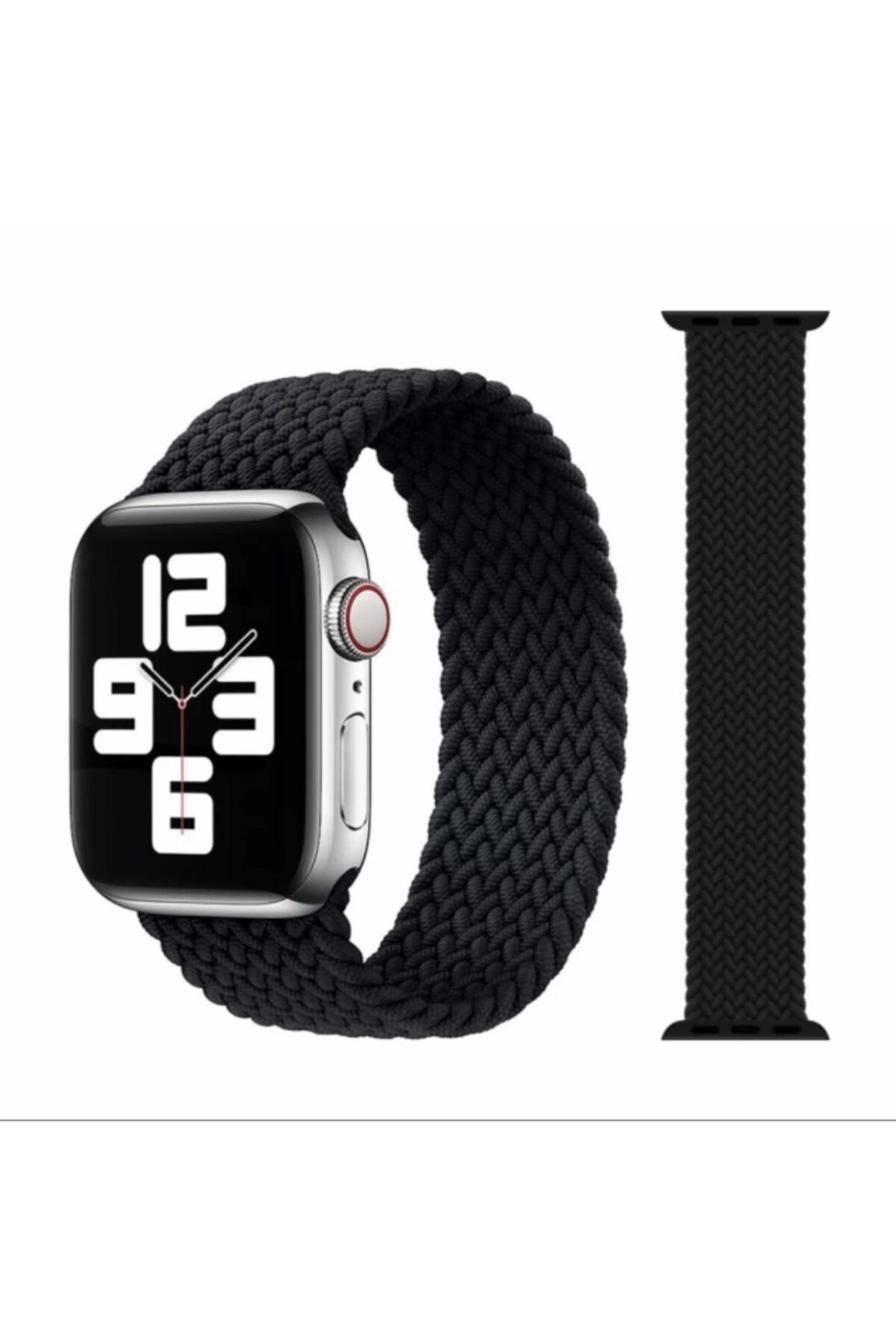 TT Option Apple Watch Uyumlu 42 / 44mm Örgülü Esnek Kordon